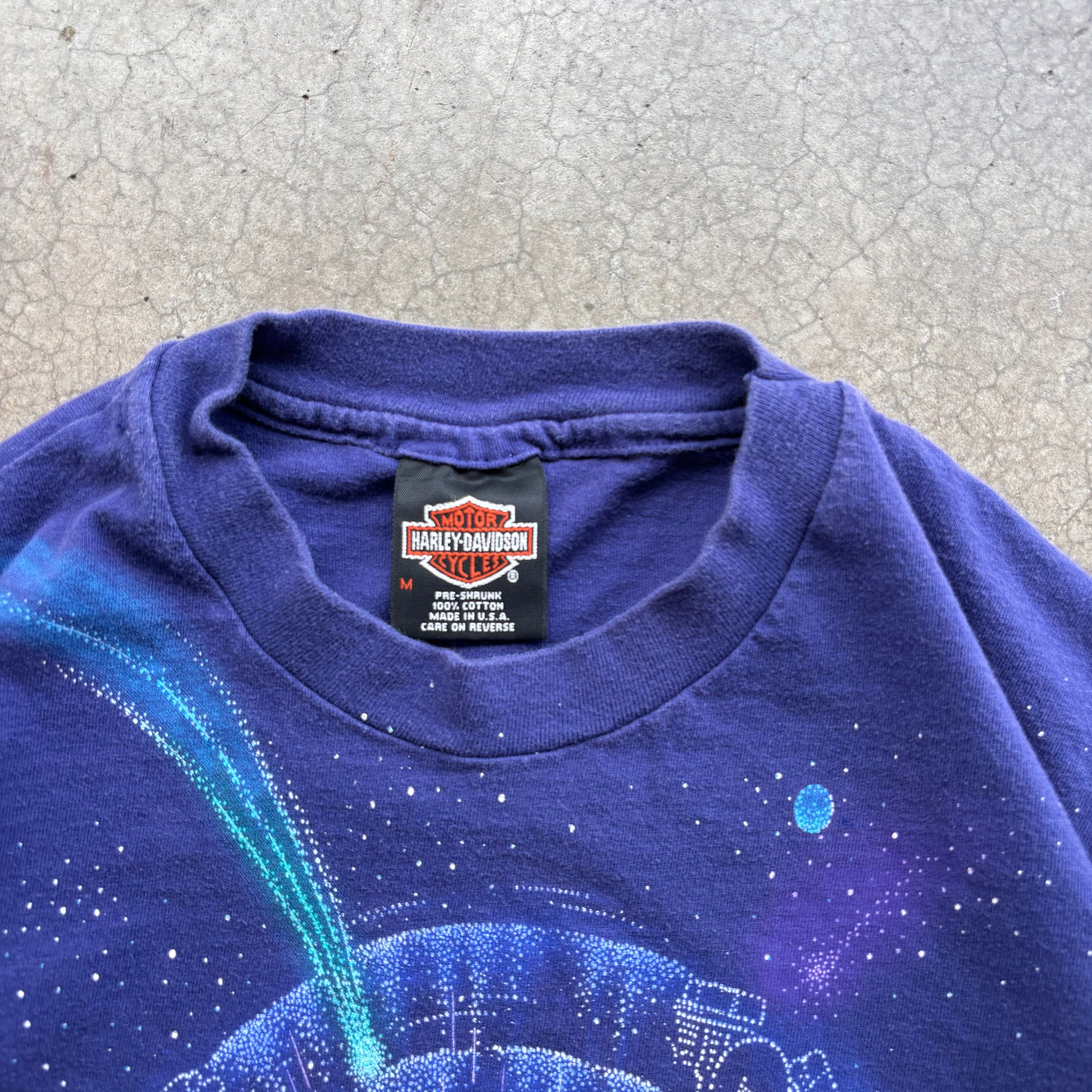 90s HARLEY DAVIDSON AOP TEE - M