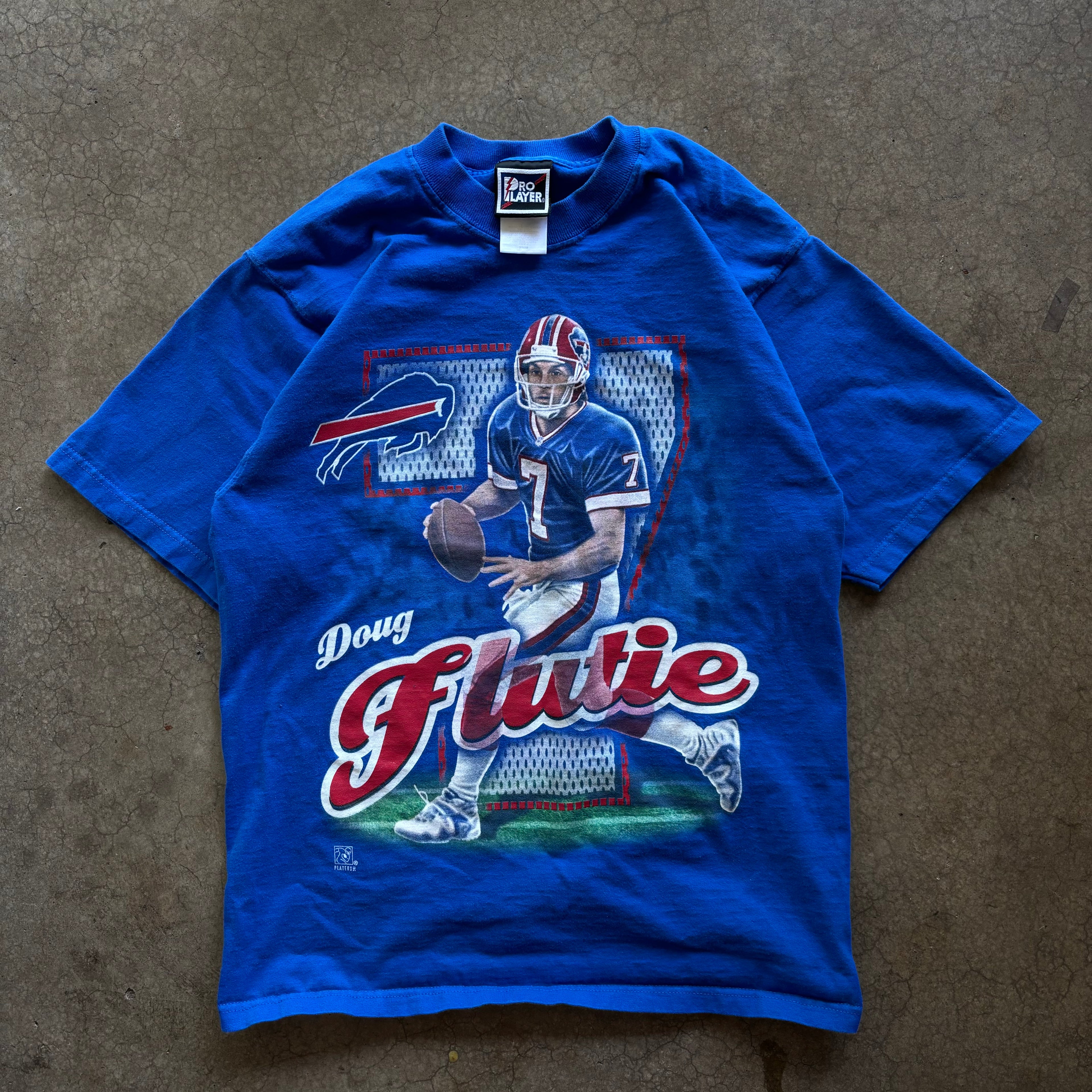 90s BILLS DOUG FLUTIE TEE - M