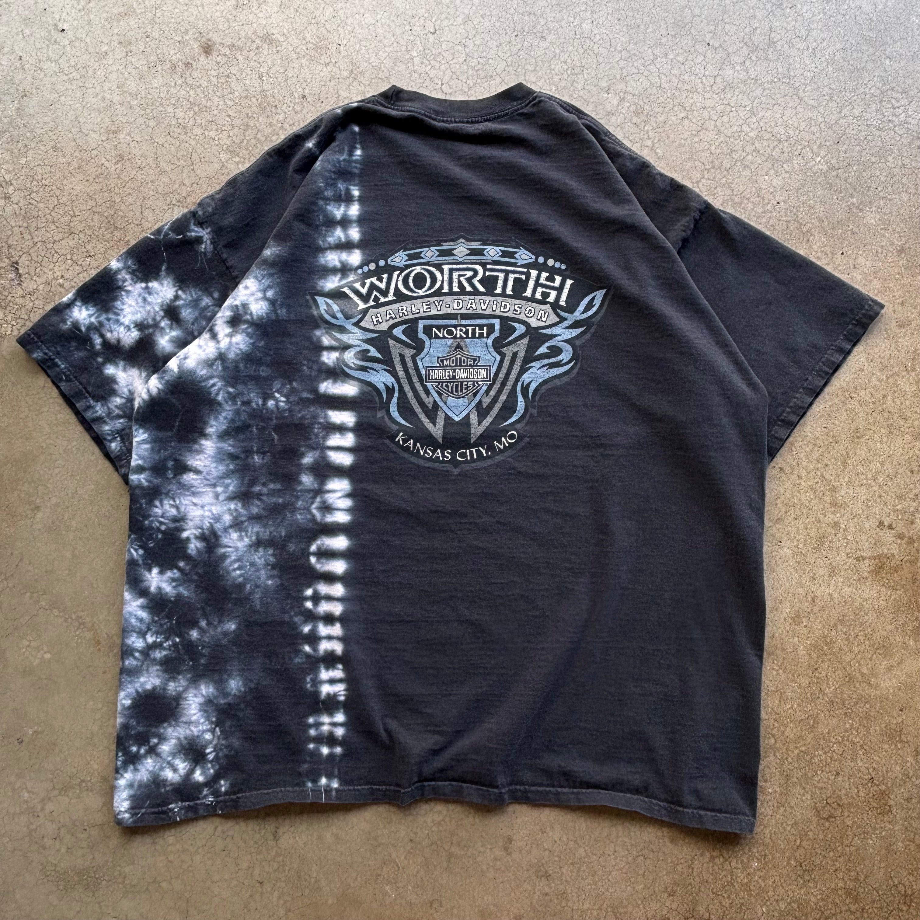 90s HARLEY KANSAS CITY TEE - XXL