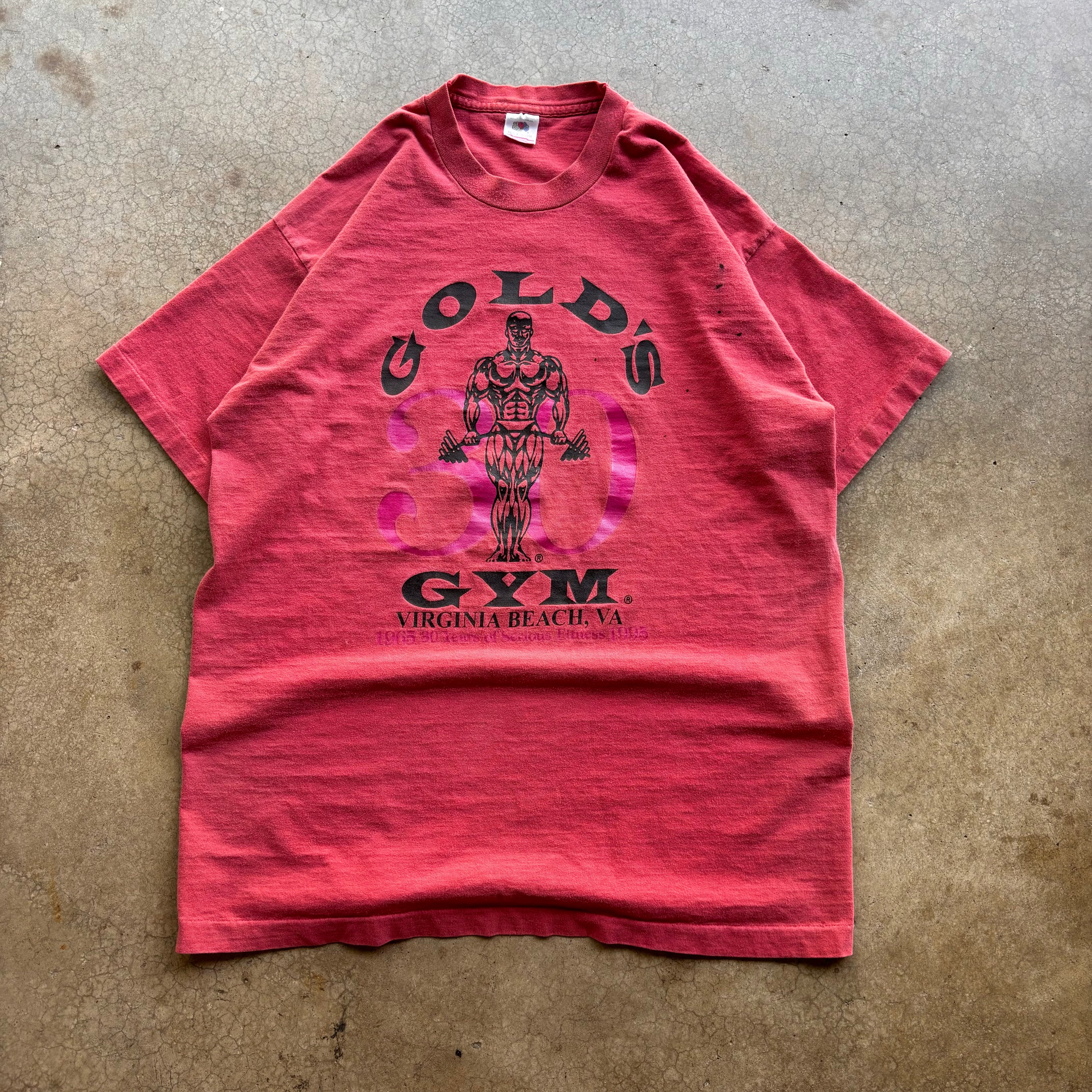 90s GOLD'S GYM TEE - XL