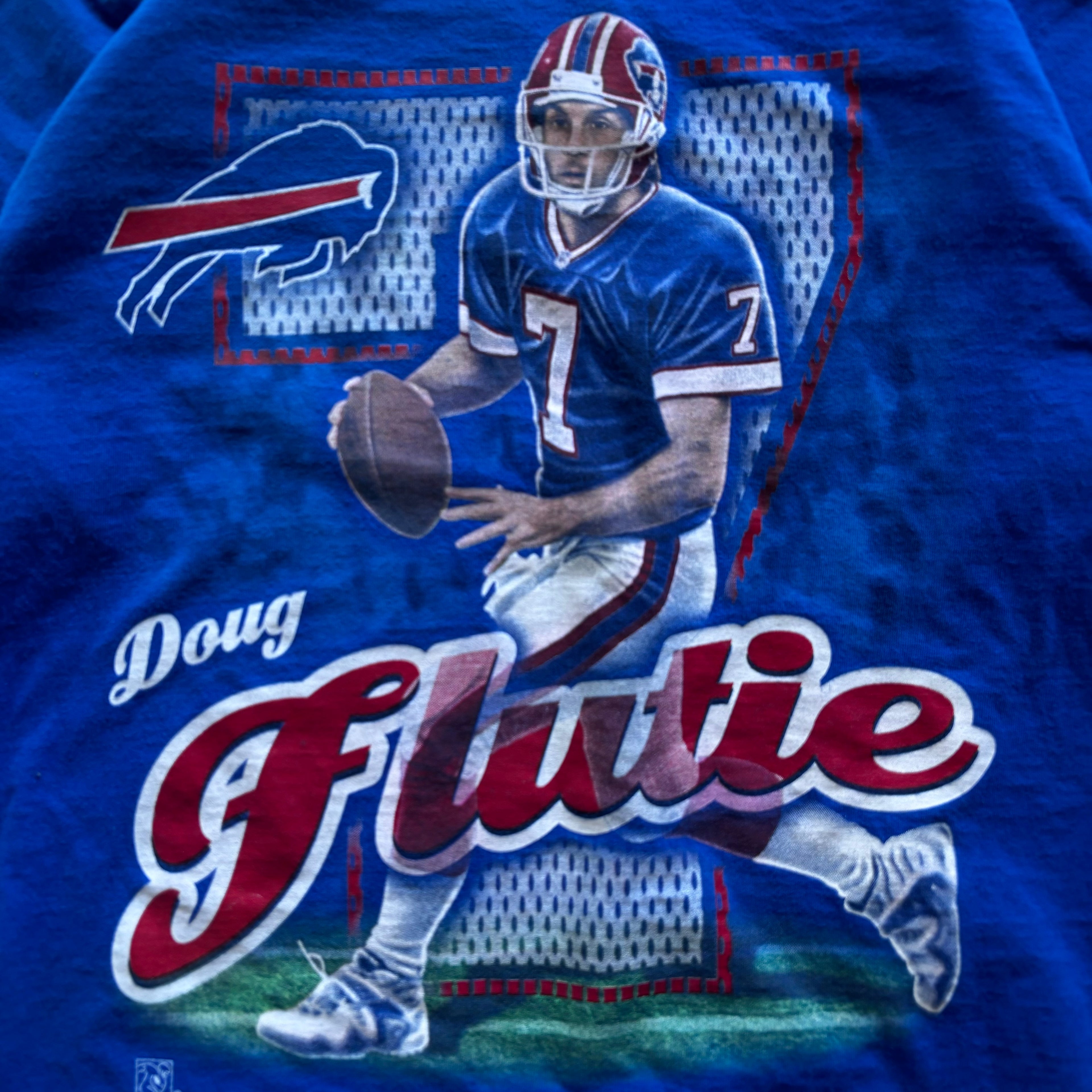 90s BILLS DOUG FLUTIE TEE - M