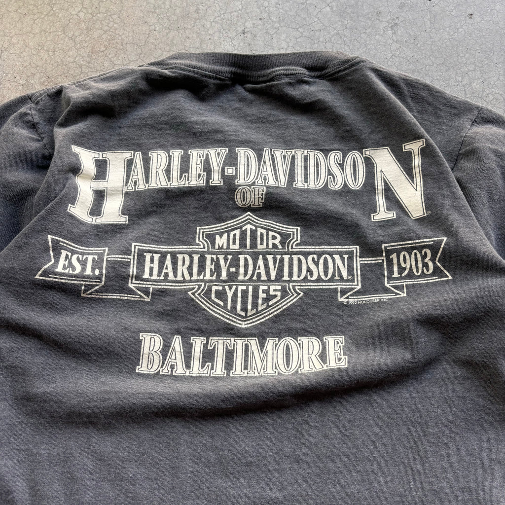 90s HARLEY BALTIMORE TEE - M