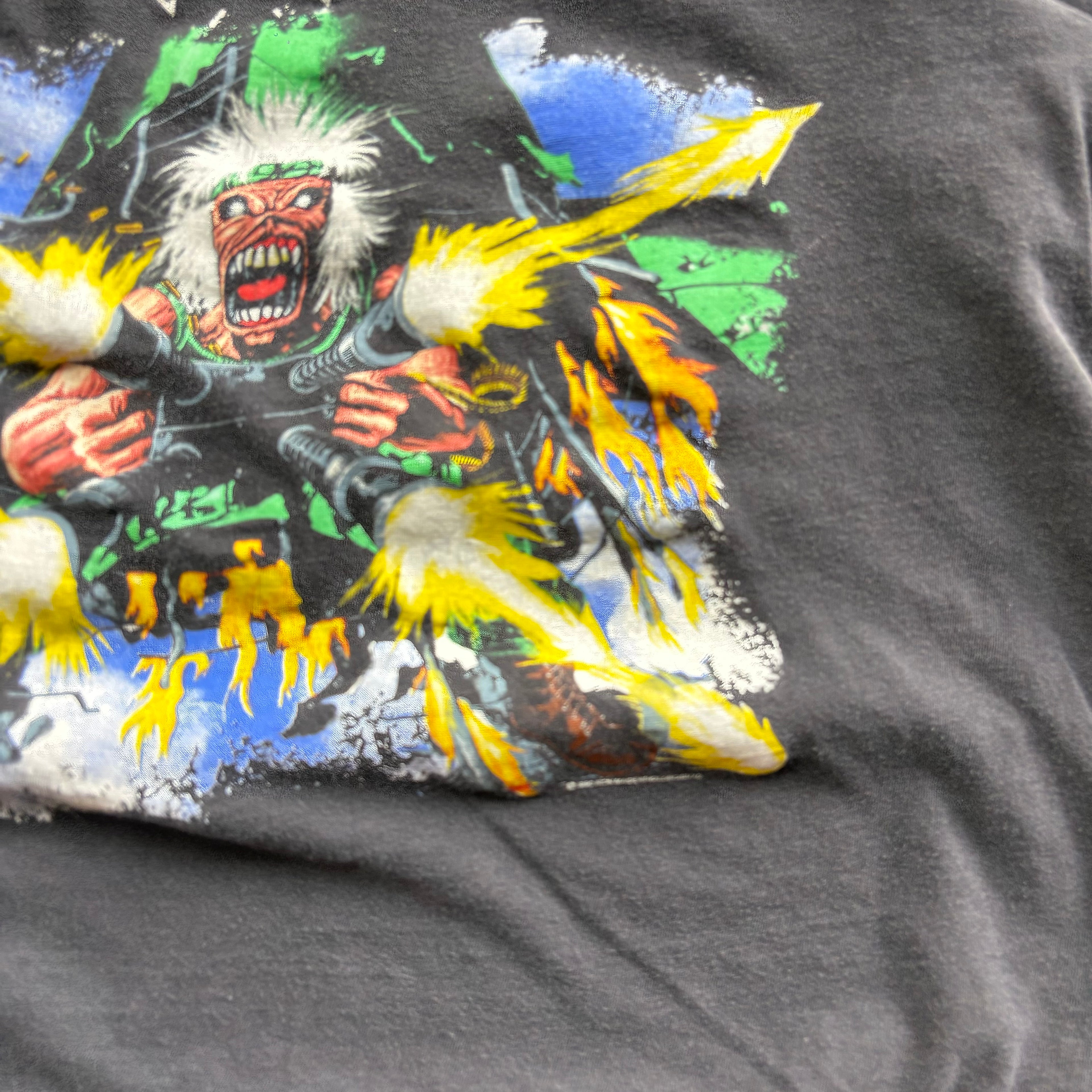 90s IRON MAIDEN TAILGUNNER TEE - L