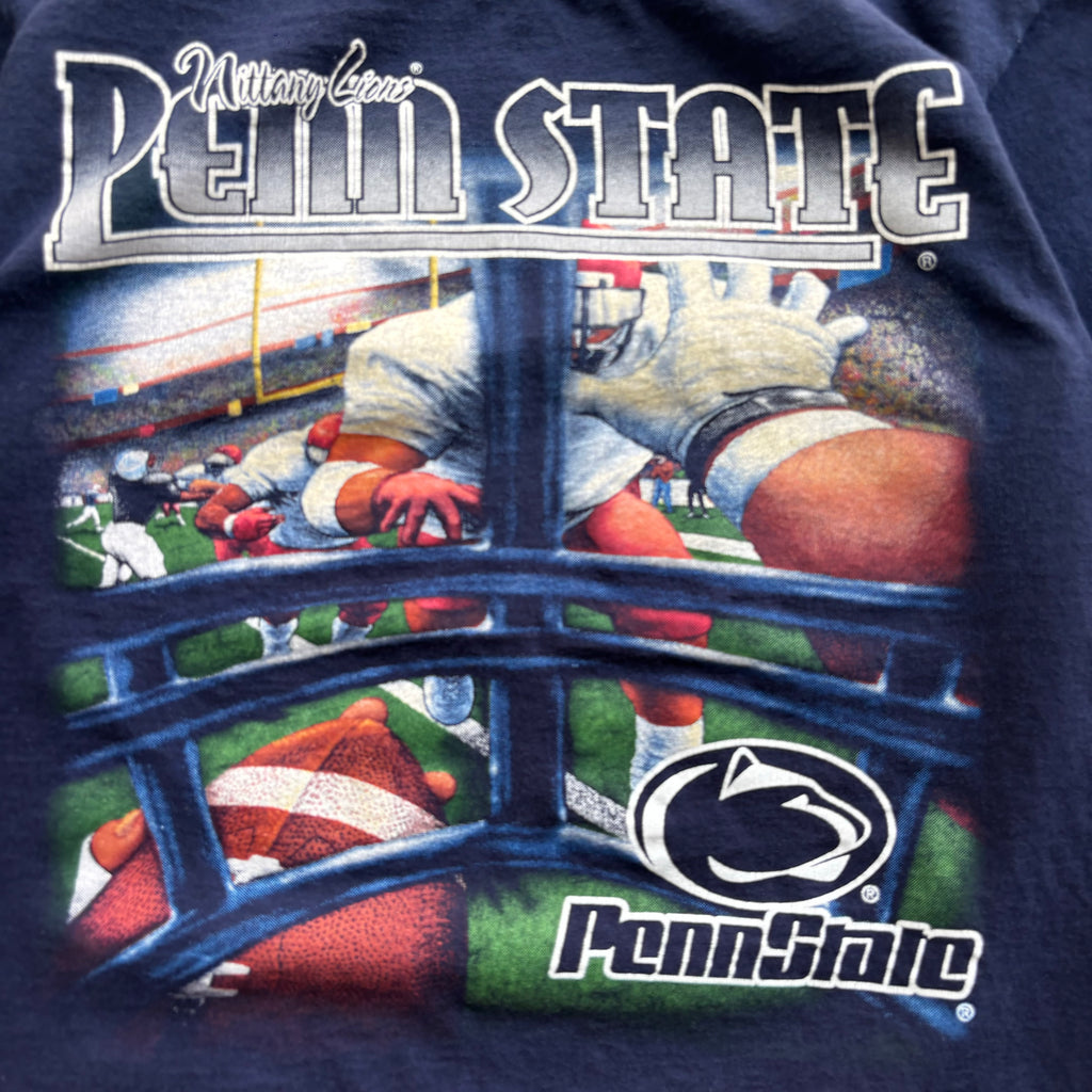 90s PENN STATE HELMET TEE - M
