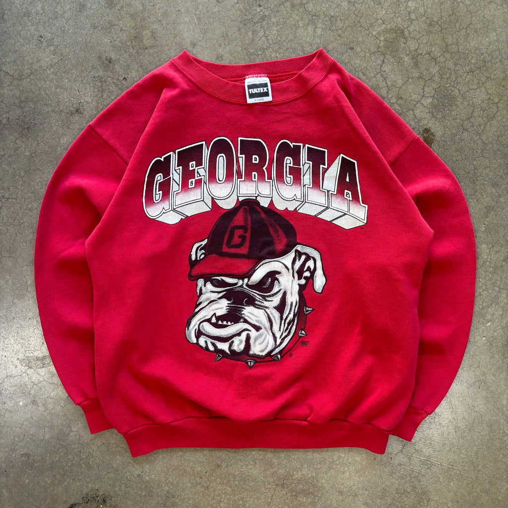 90s GEORGIA BULLDOGS CREW - XL