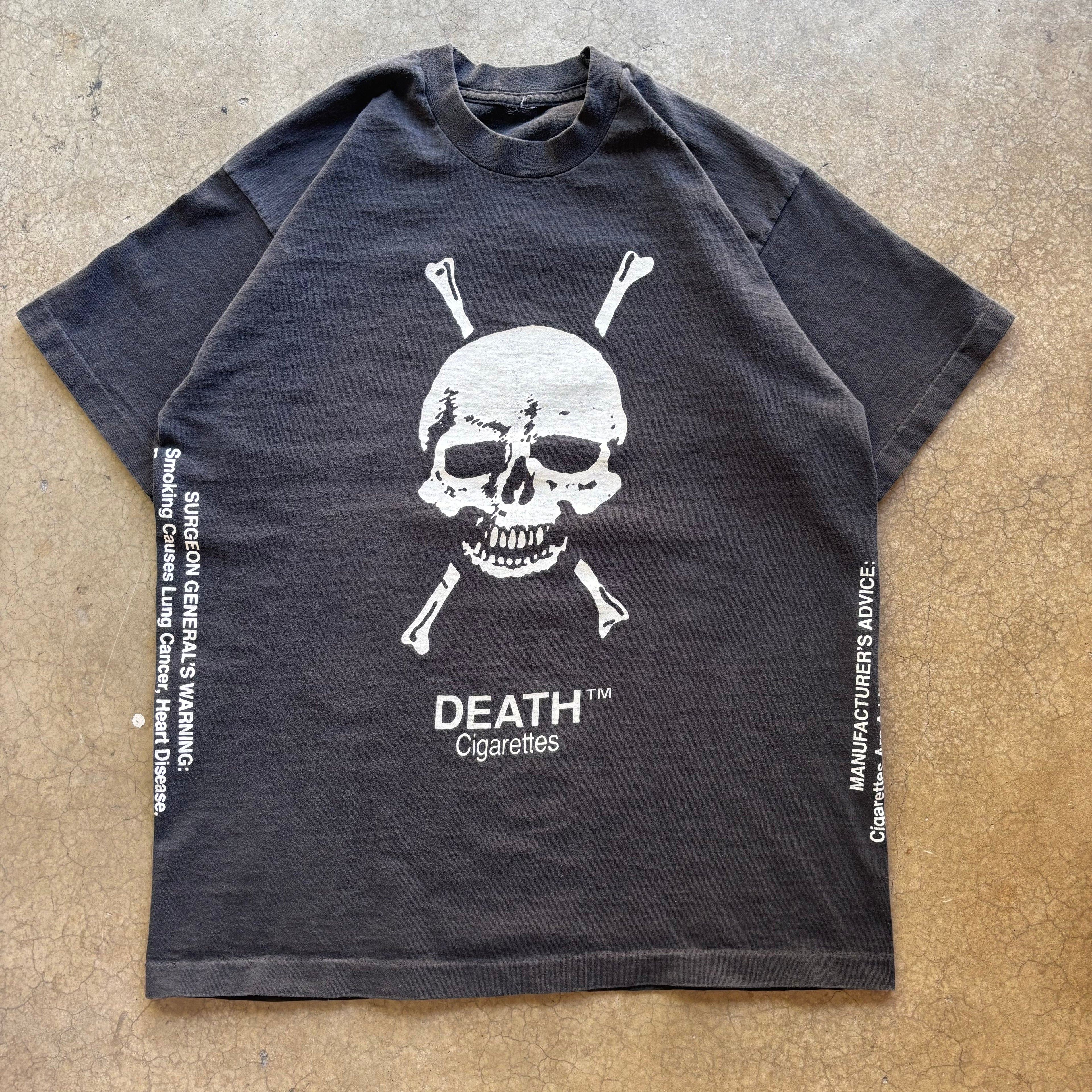 90s CIGARETTES DEATH FASHION VICTIM TEE - L