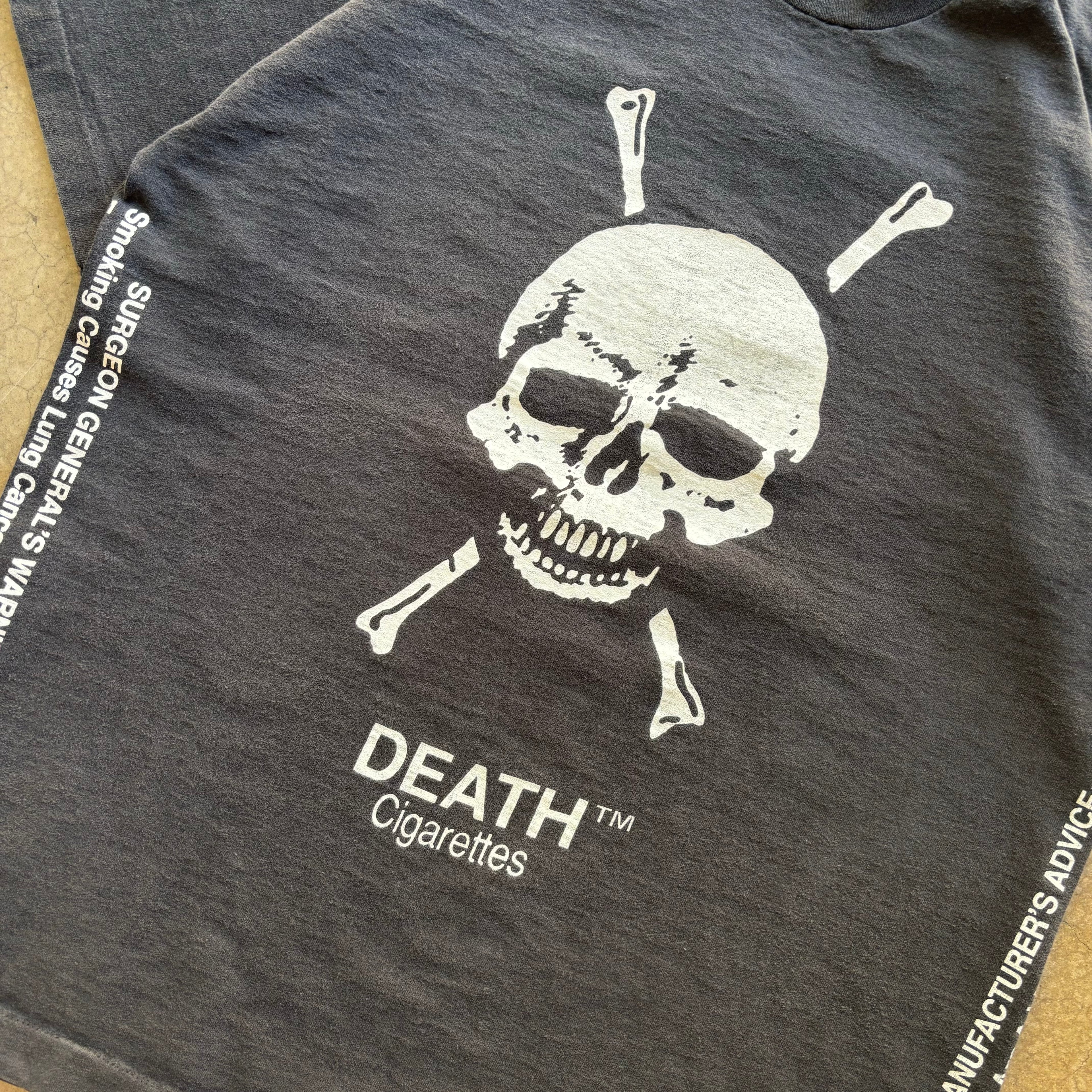 90s CIGARETTES DEATH FASHION VICTIM TEE - L