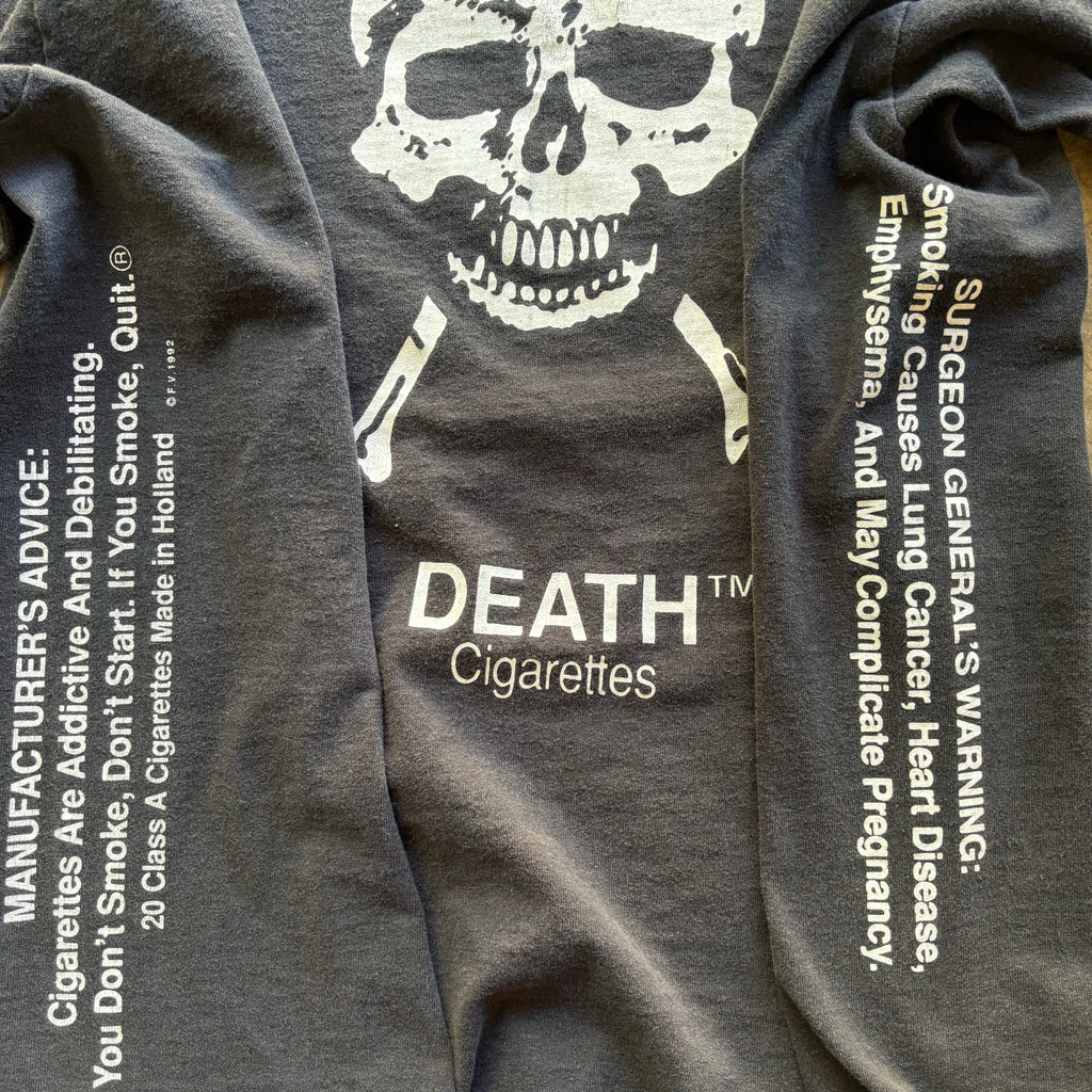 90s CIGARETTES DEATH FASHION VICTIM TEE - L