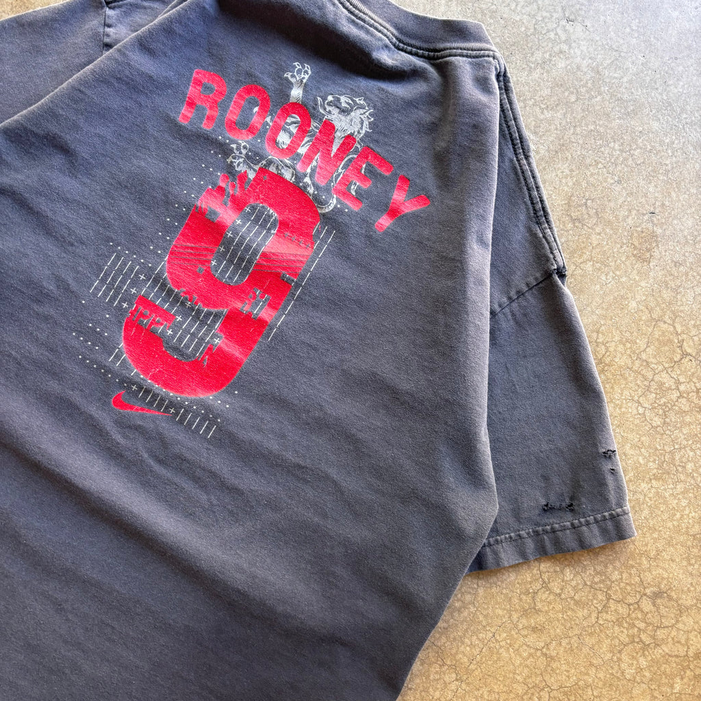 00s WAYNE ROONEY ENGLAND NIKE TEE - L