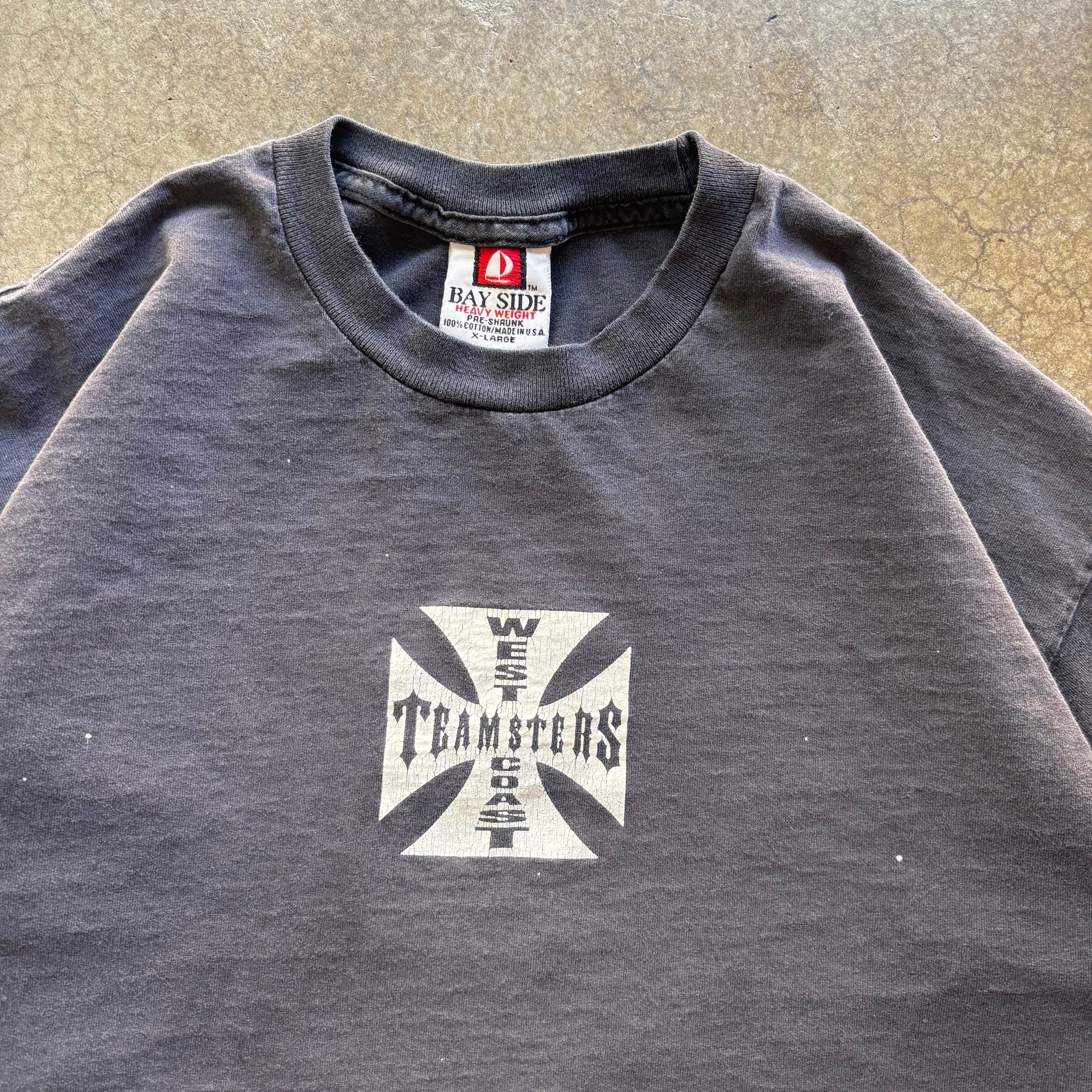 90s WEST COAST TEAMSTERS TEE - XL