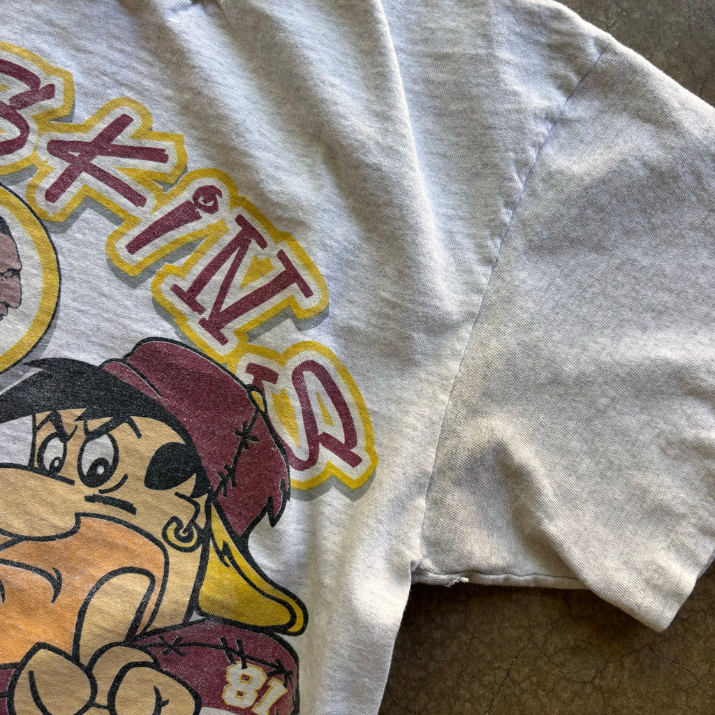 90s REDSKINS FLINTSTONES TEE - M
