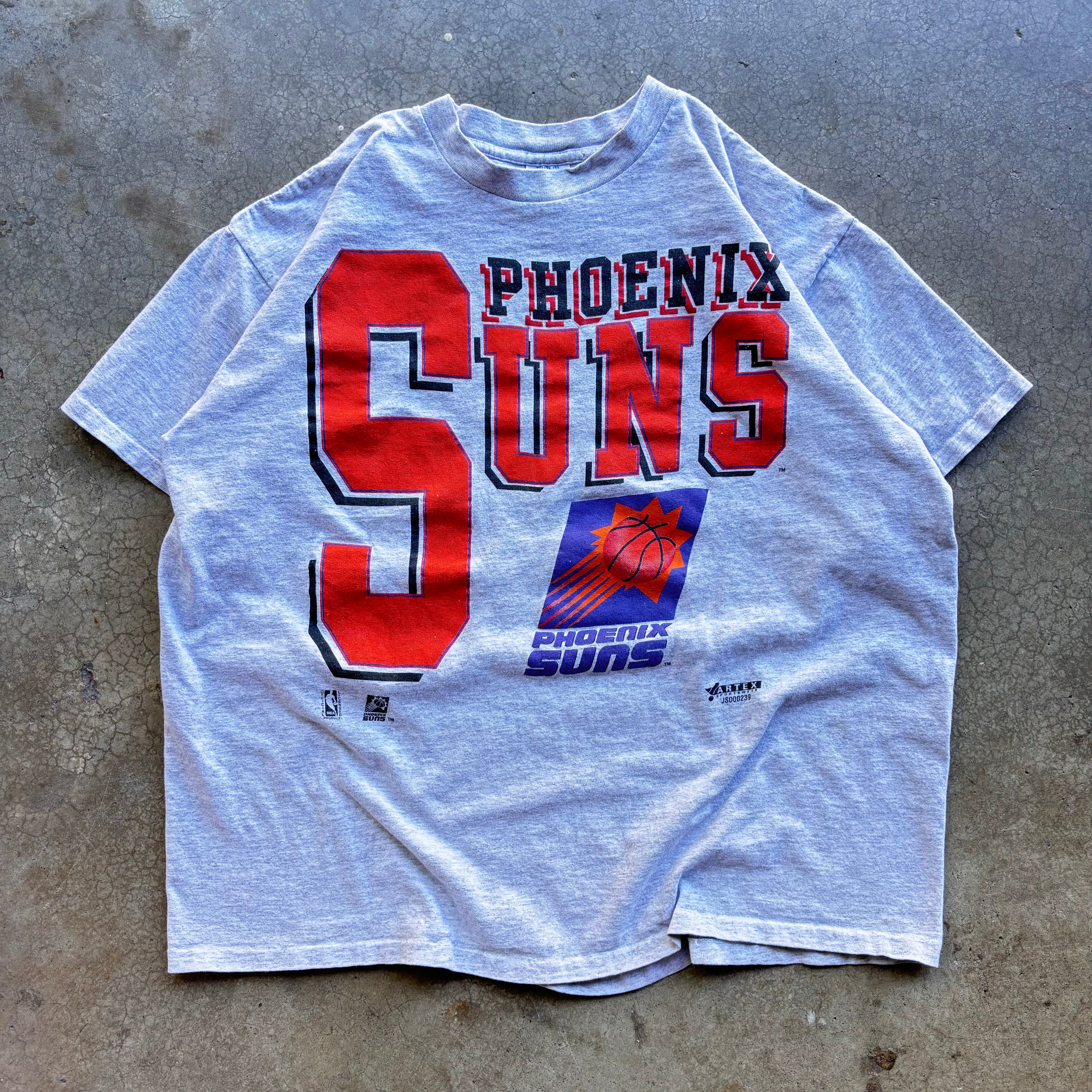90s GRAY PHOENIX SUNS TEE - XL