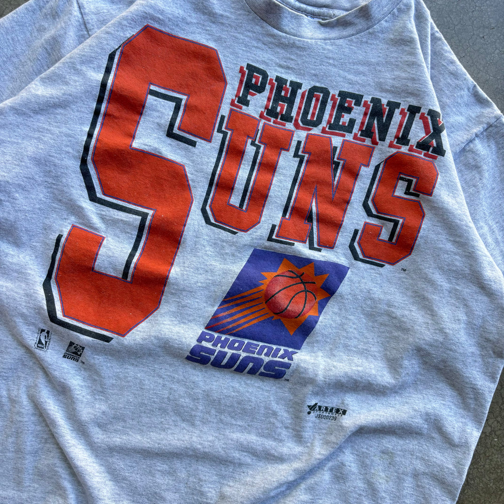 90s GRAY PHOENIX SUNS TEE - XL