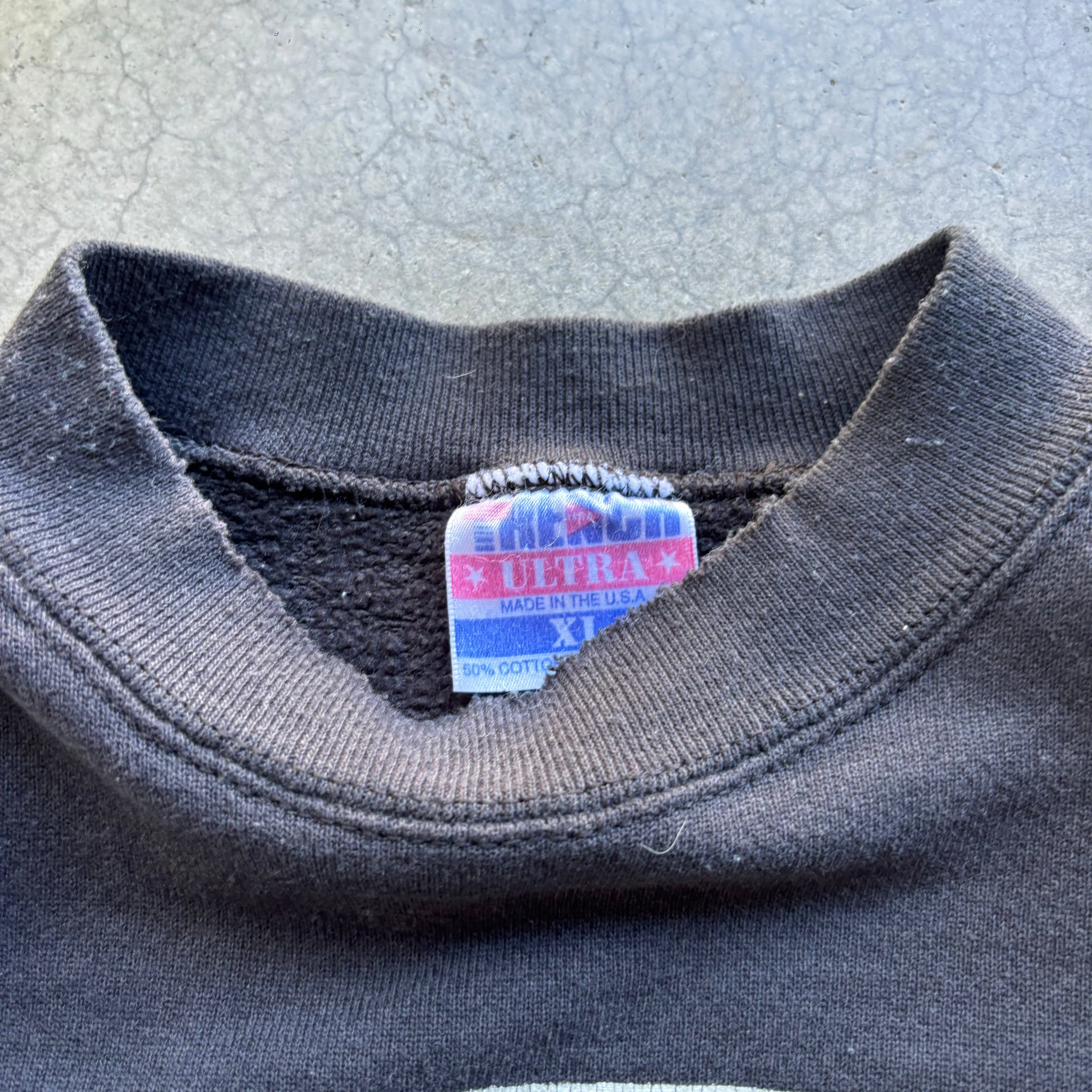 90s BLACK BOSTON CELTICS CREW - XL