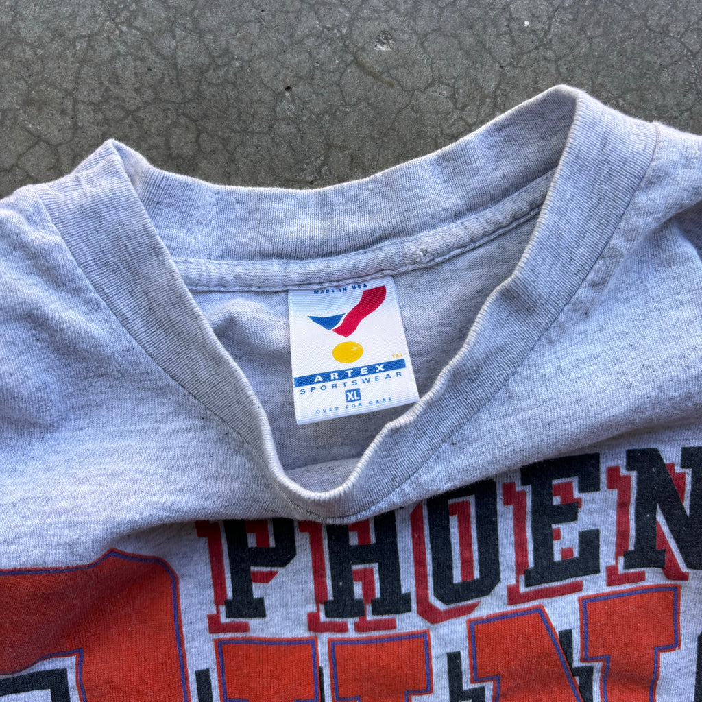 90s GRAY PHOENIX SUNS TEE - XL