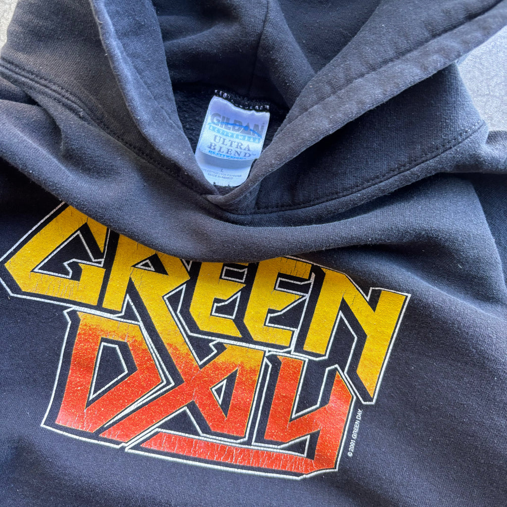 00s GREEN DAY HOODIE - L