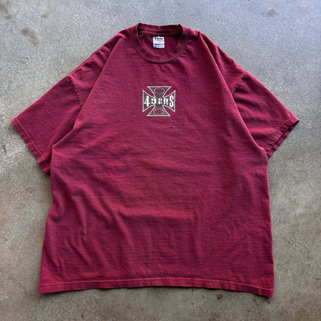 00s 49ERS CROSS TEE - XXL