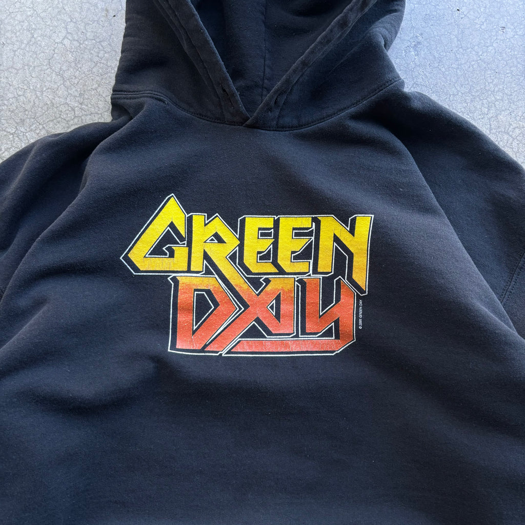 00s GREEN DAY HOODIE - L