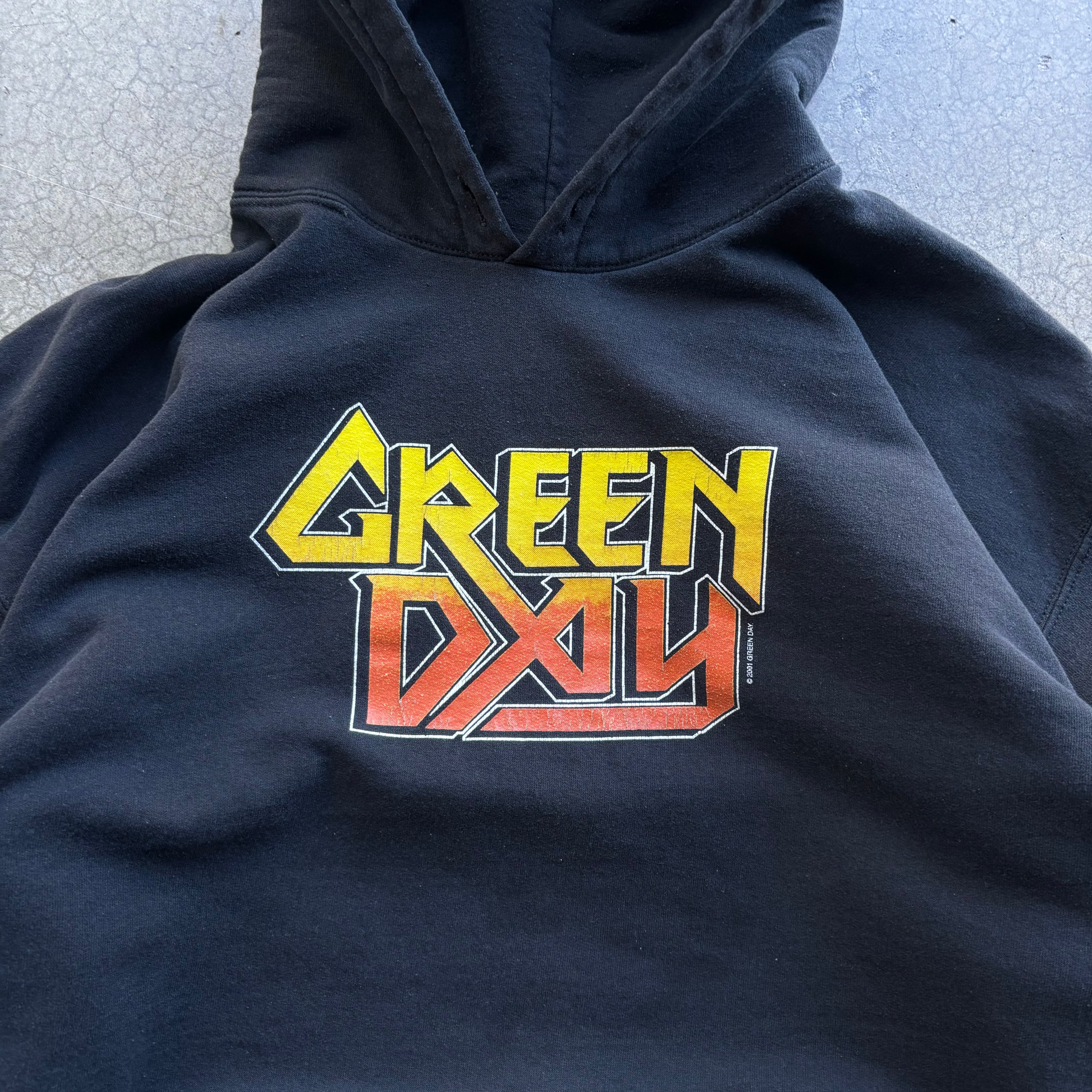 00s GREEN DAY HOODIE - L