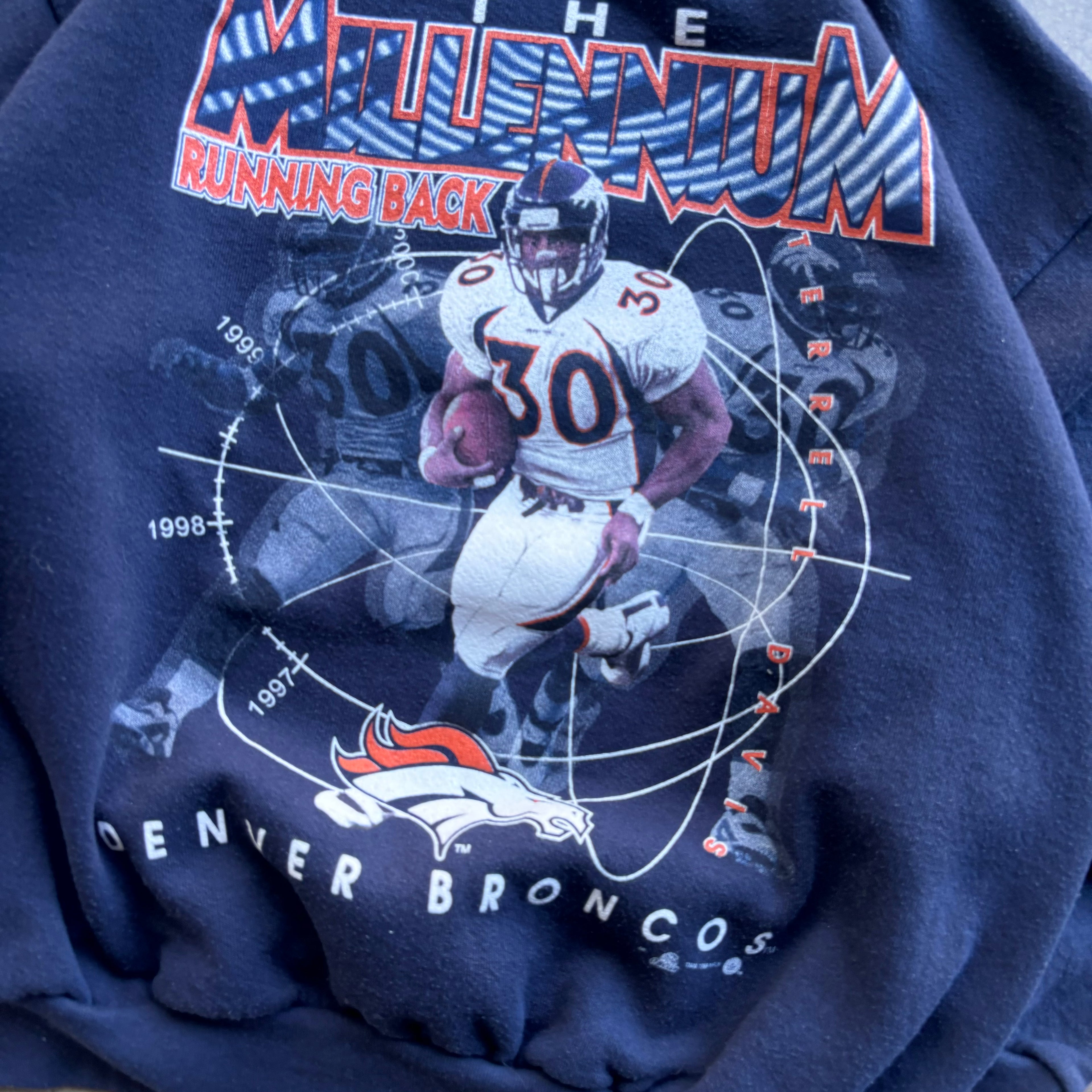 90s TERREL DAVIS CREWNECK - L