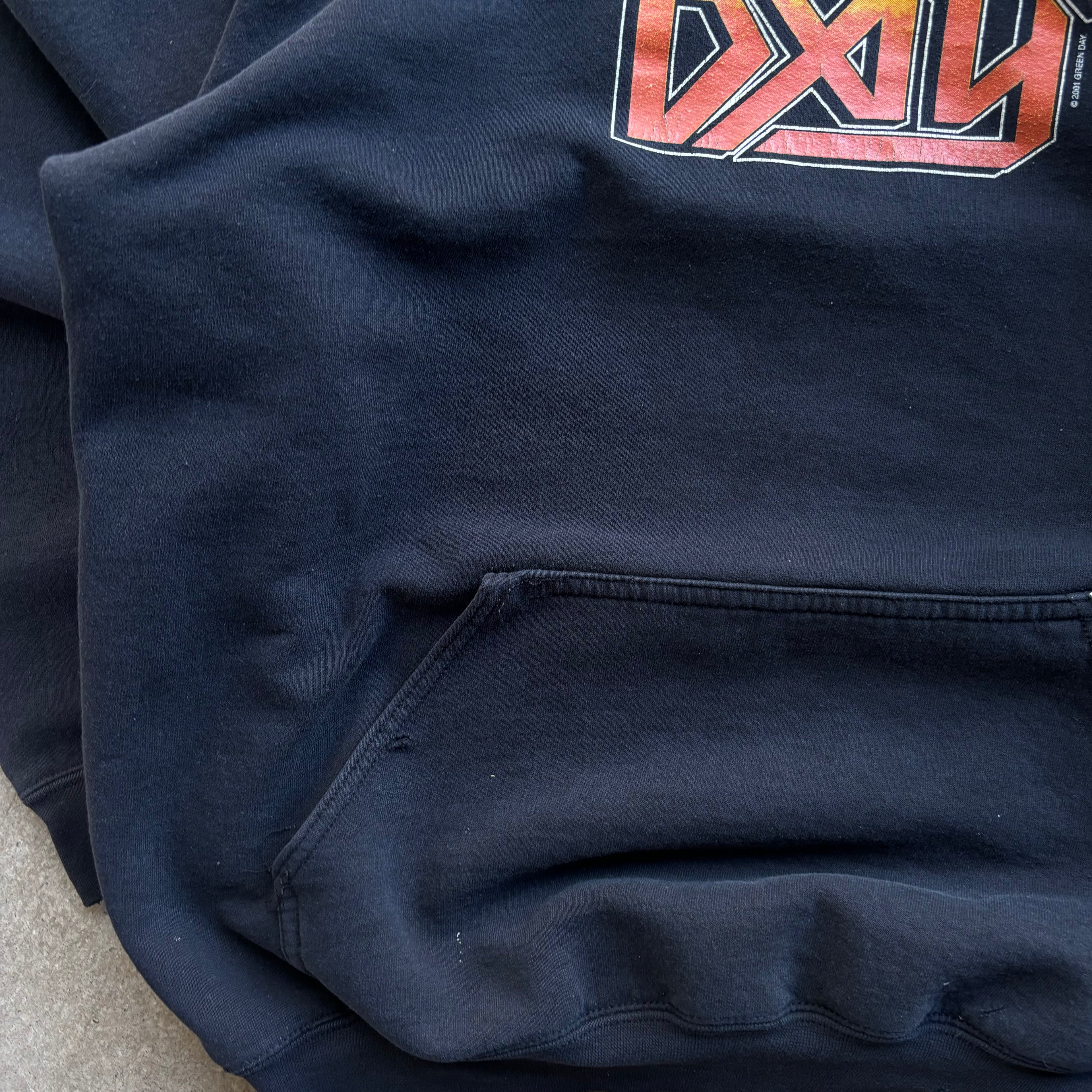 00s GREEN DAY HOODIE - L