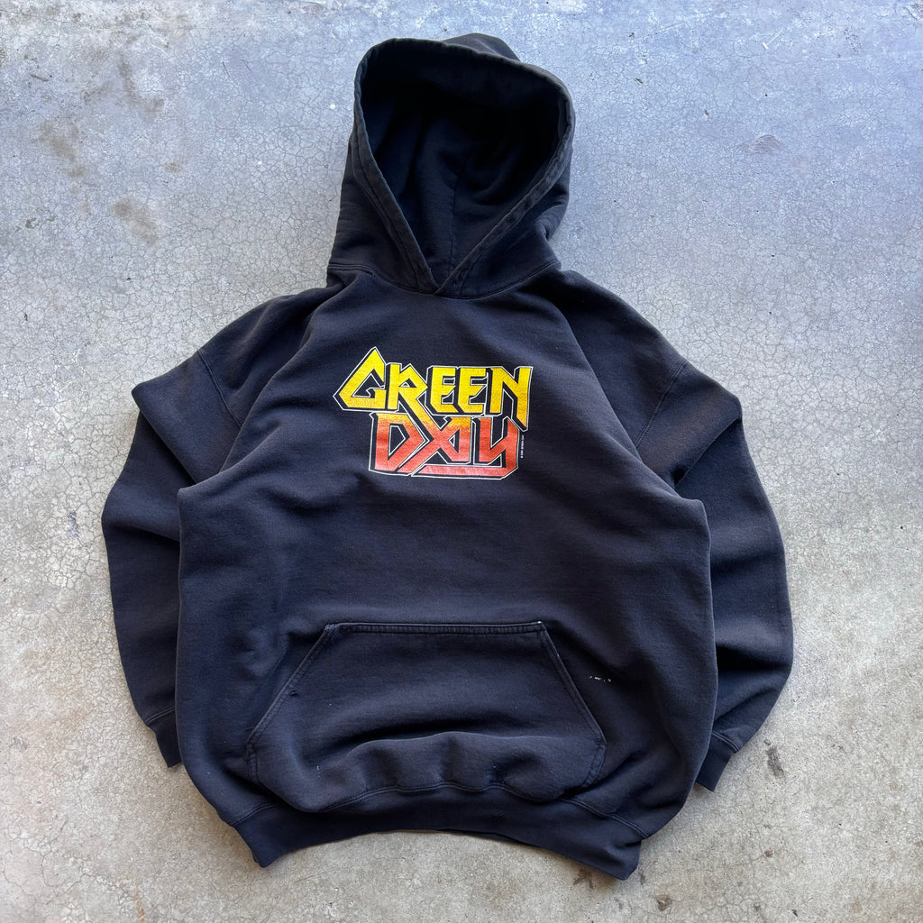 00s GREEN DAY HOODIE - L