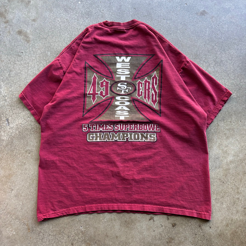 00s 49ERS CROSS TEE - XXL