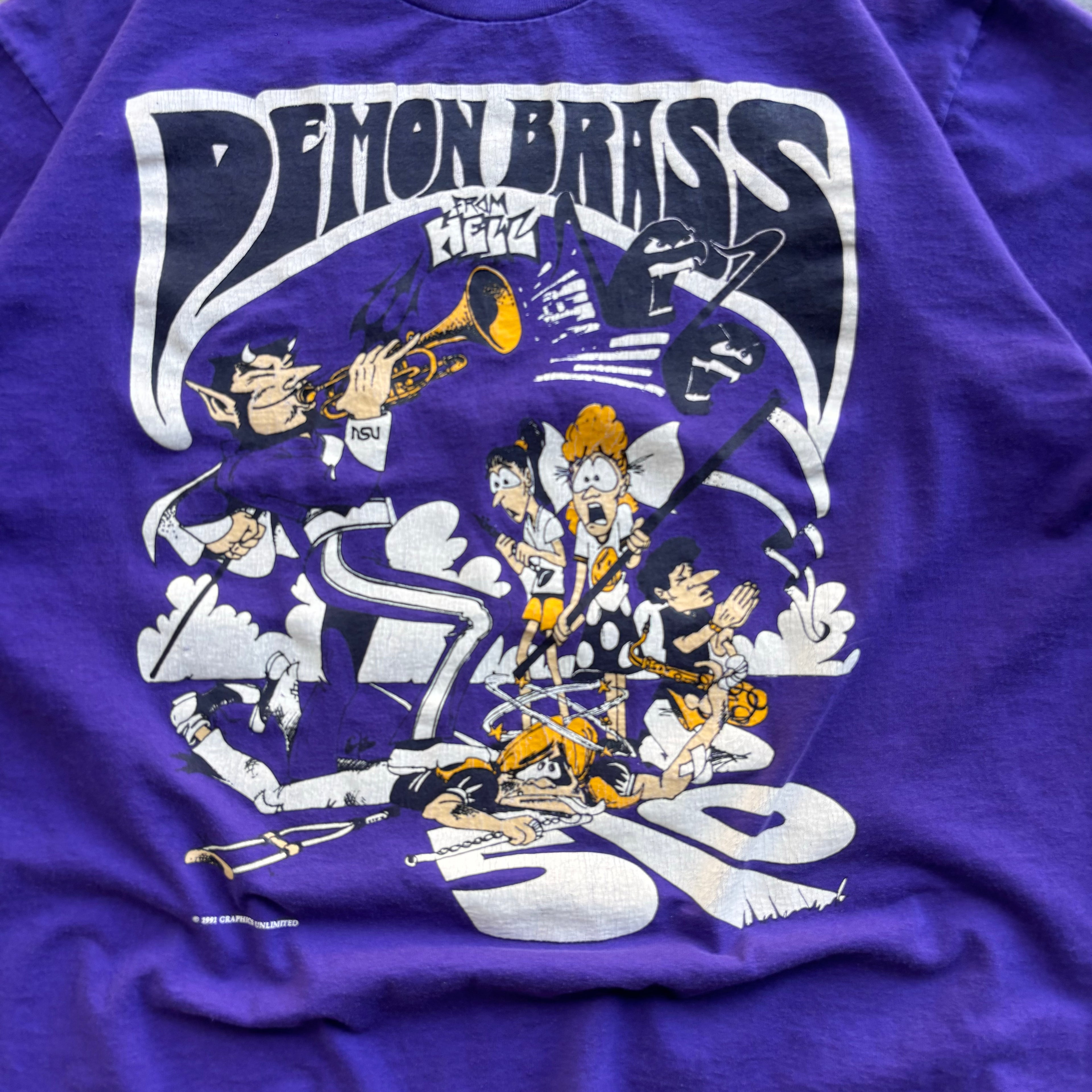 90s ASU MARCHING BAND TEE - XL