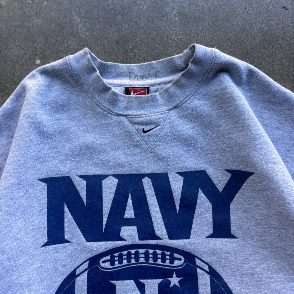 90s NIKE NAVY CREWNECK- M