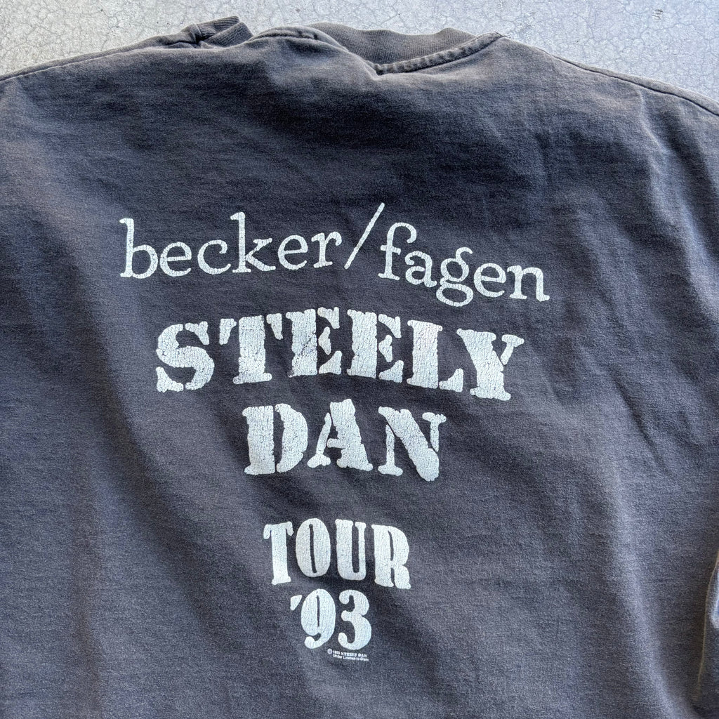 90s STEELY DAN TOUR TEE - L