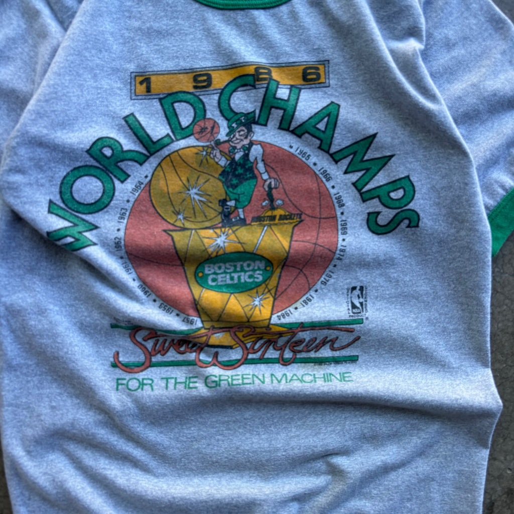 80s BOSTON CELTICS CHAMPS RINGER - SM