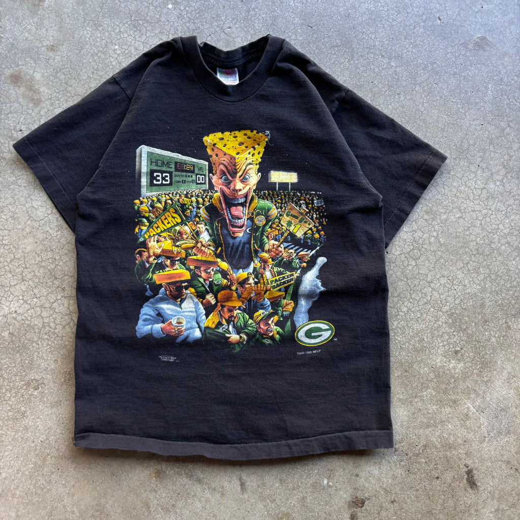 90s GREEN BAY CHEESEHEADS TEE - M