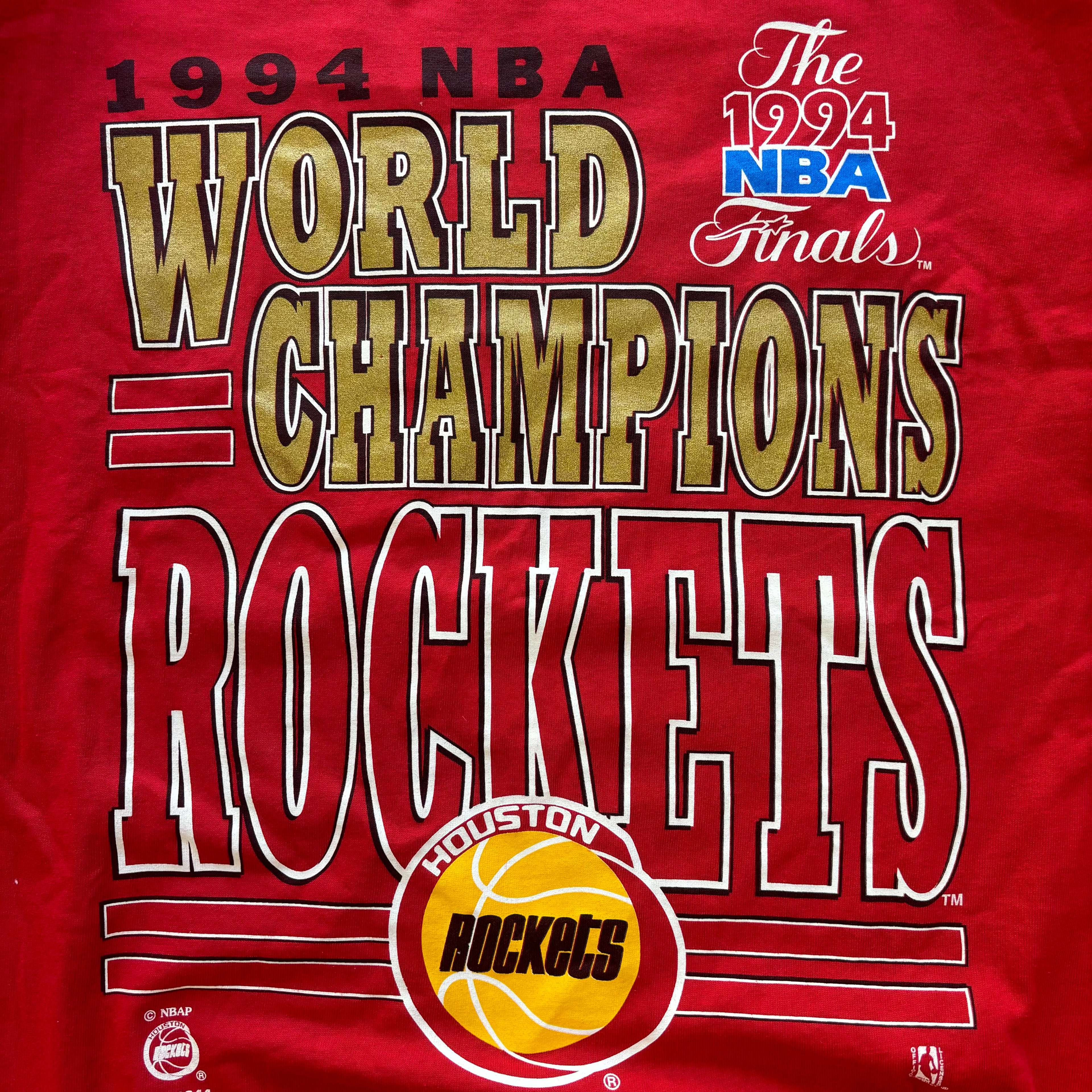 90s HOUSTON ROCKETS TEE - XL