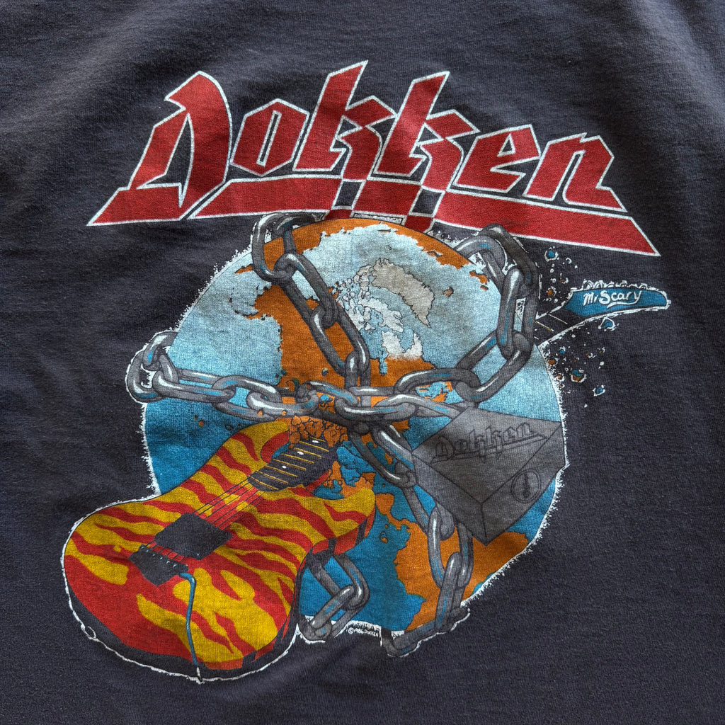 80s DOKKEN TEE - L