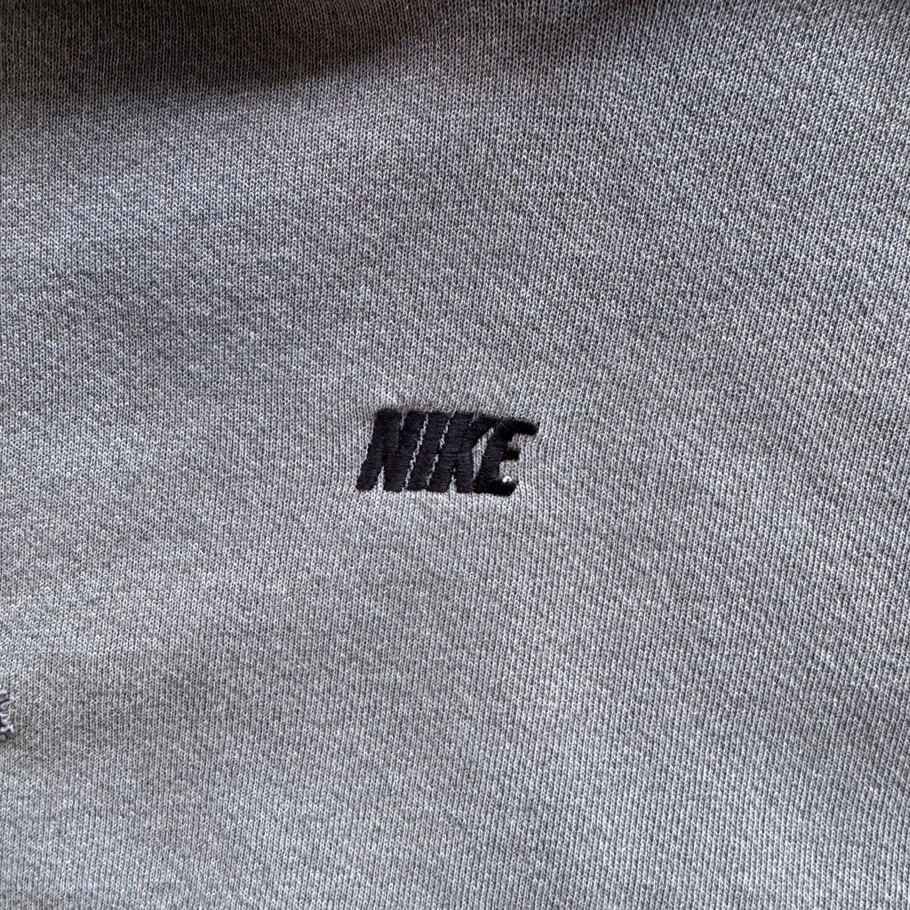 90s NIKE GREY HOODIE - M