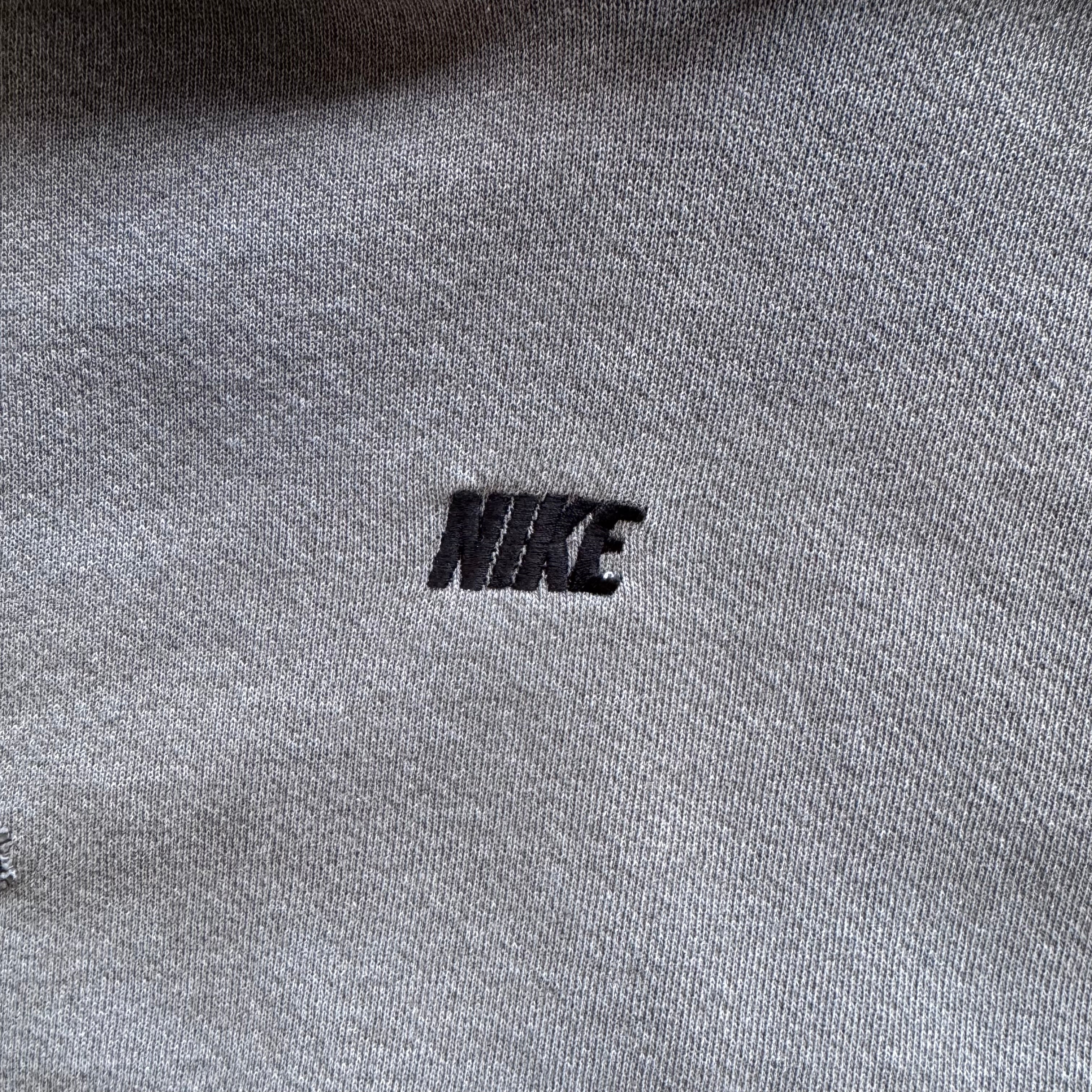 90s NIKE GREY HOODIE - M