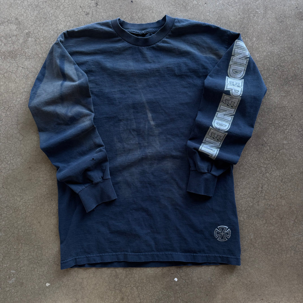 90s INDEPENDENT LONGSLEEVE TEE - L
