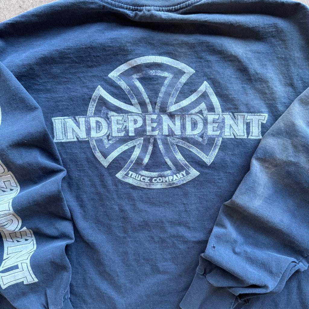 90s INDEPENDENT LONGSLEEVE TEE - L