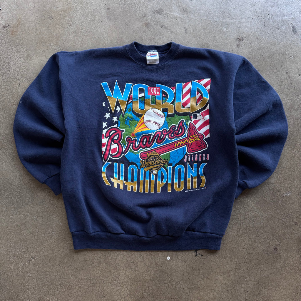90s ATLANTA BRAVES CREWNECK - XL