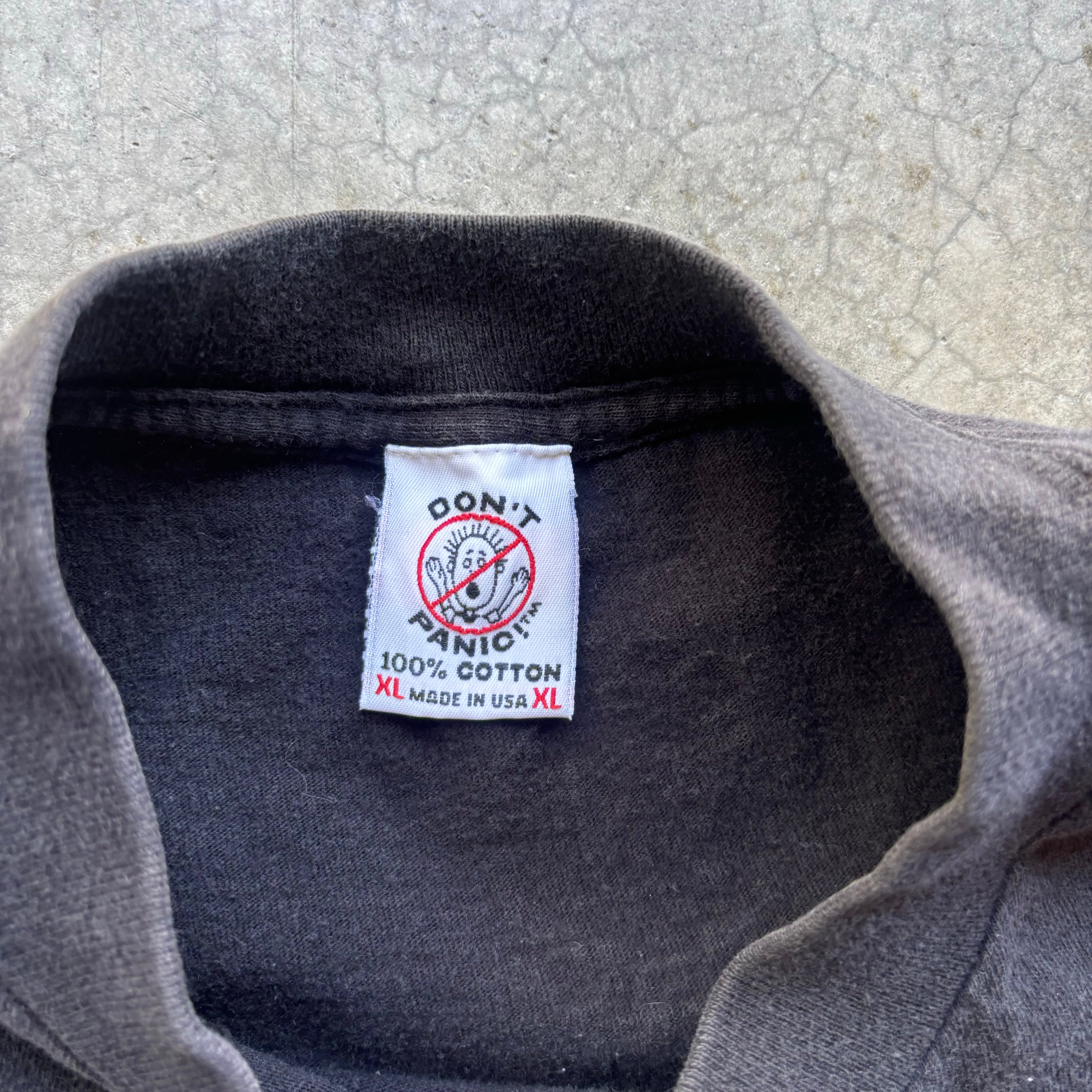 90s DONT PANIC ASSURED FREEDOMS TEE - XL