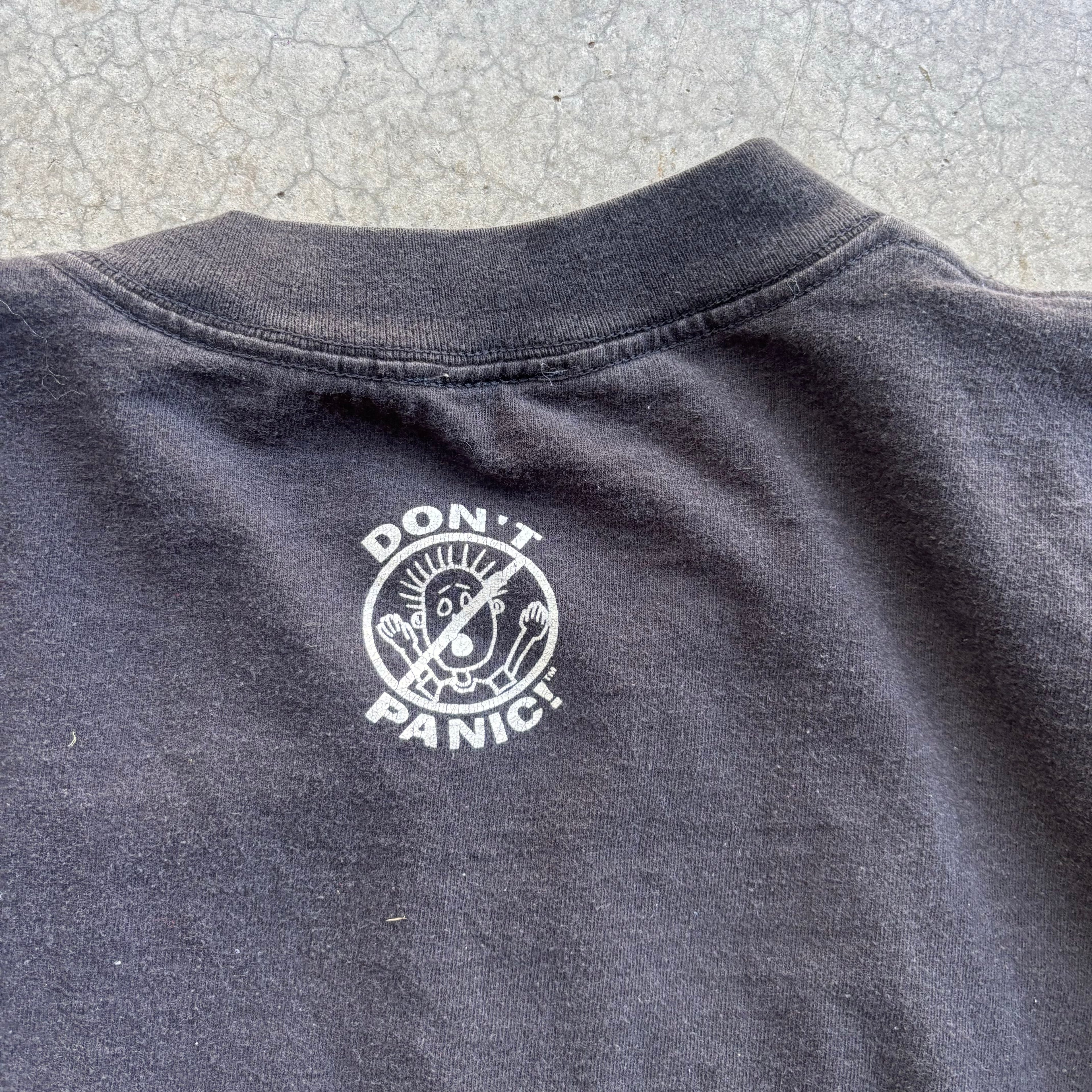 90s DONT PANIC ASSURED FREEDOMS TEE - XL