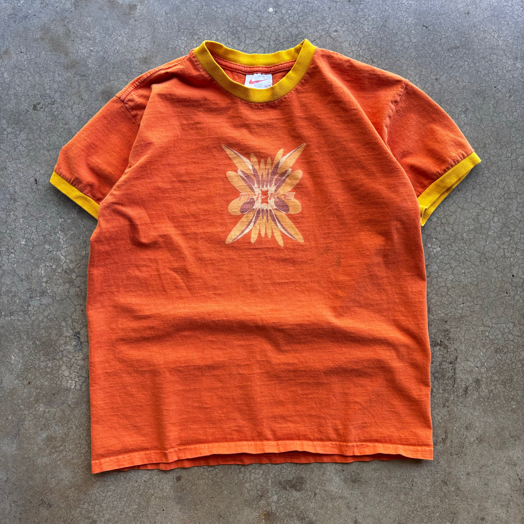 90s ORANGE NIKE TEE - S