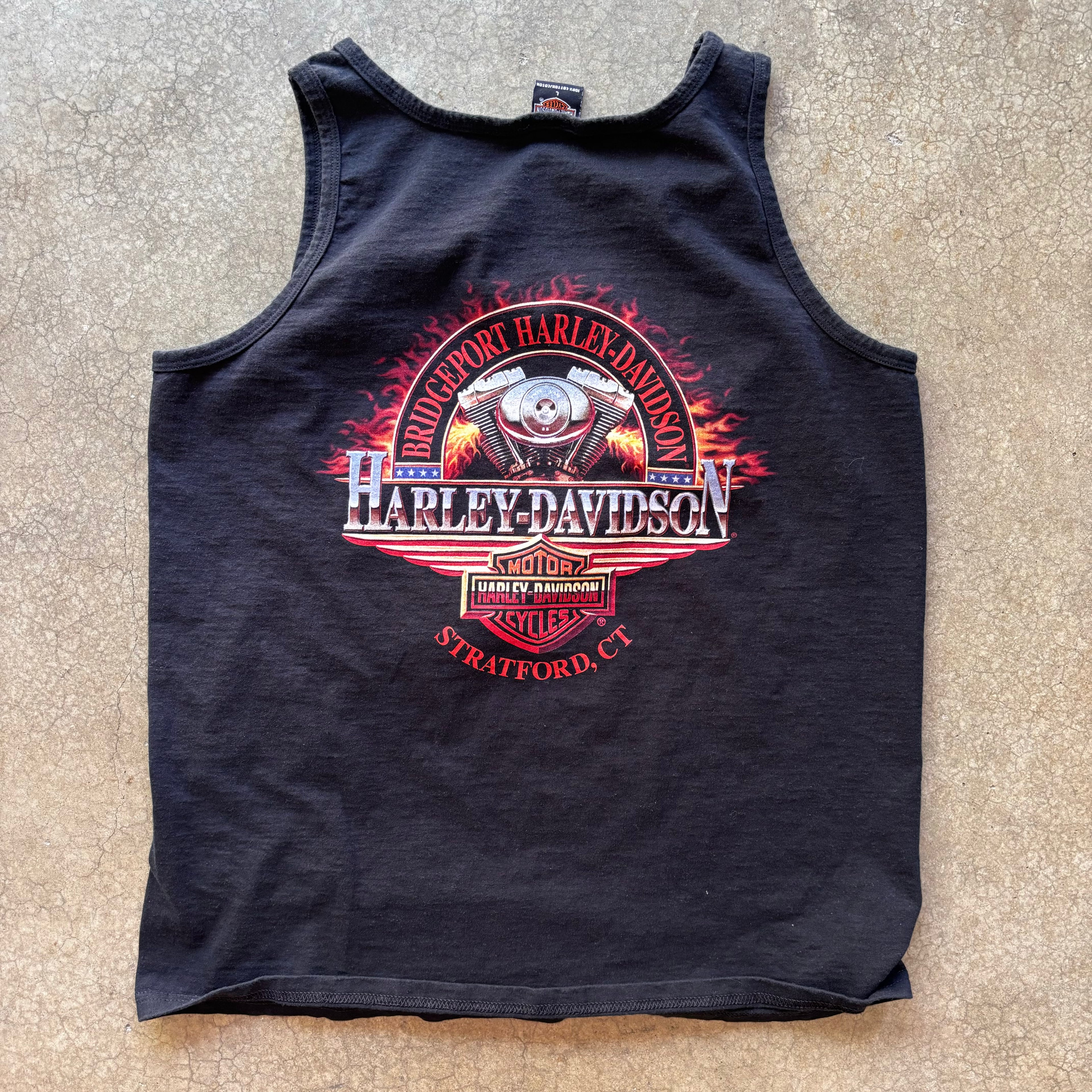 00s HARLEY LONG LIVE TANK TOP - L