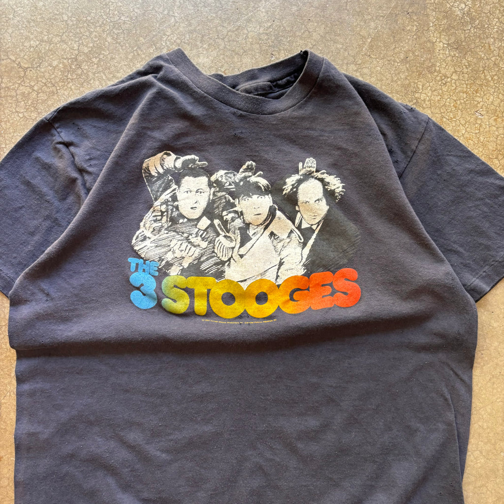 80s THREE STOOGES TEE - L