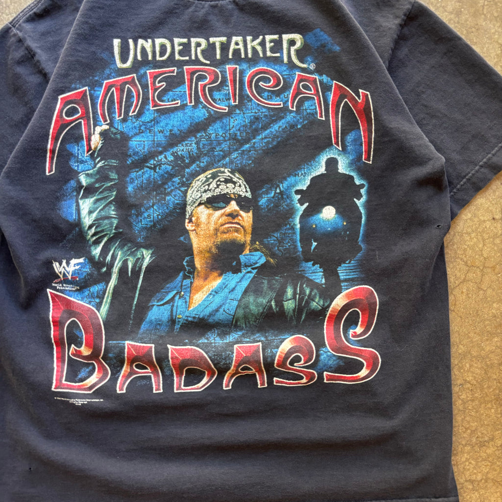 90s UNDERTAKER AMERICAN BADASS TEE - M