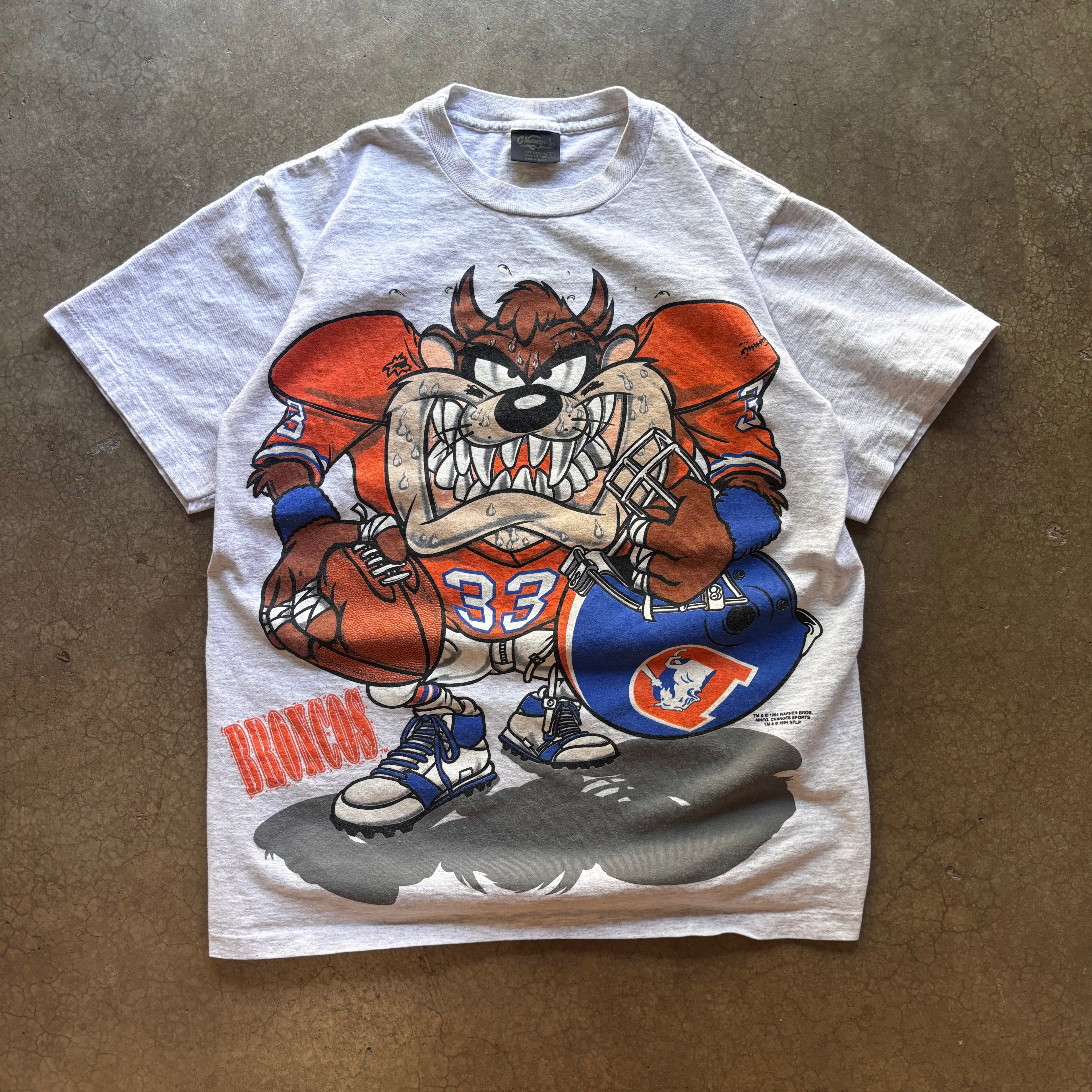 90s TAZ DENVER BRONCOS - L