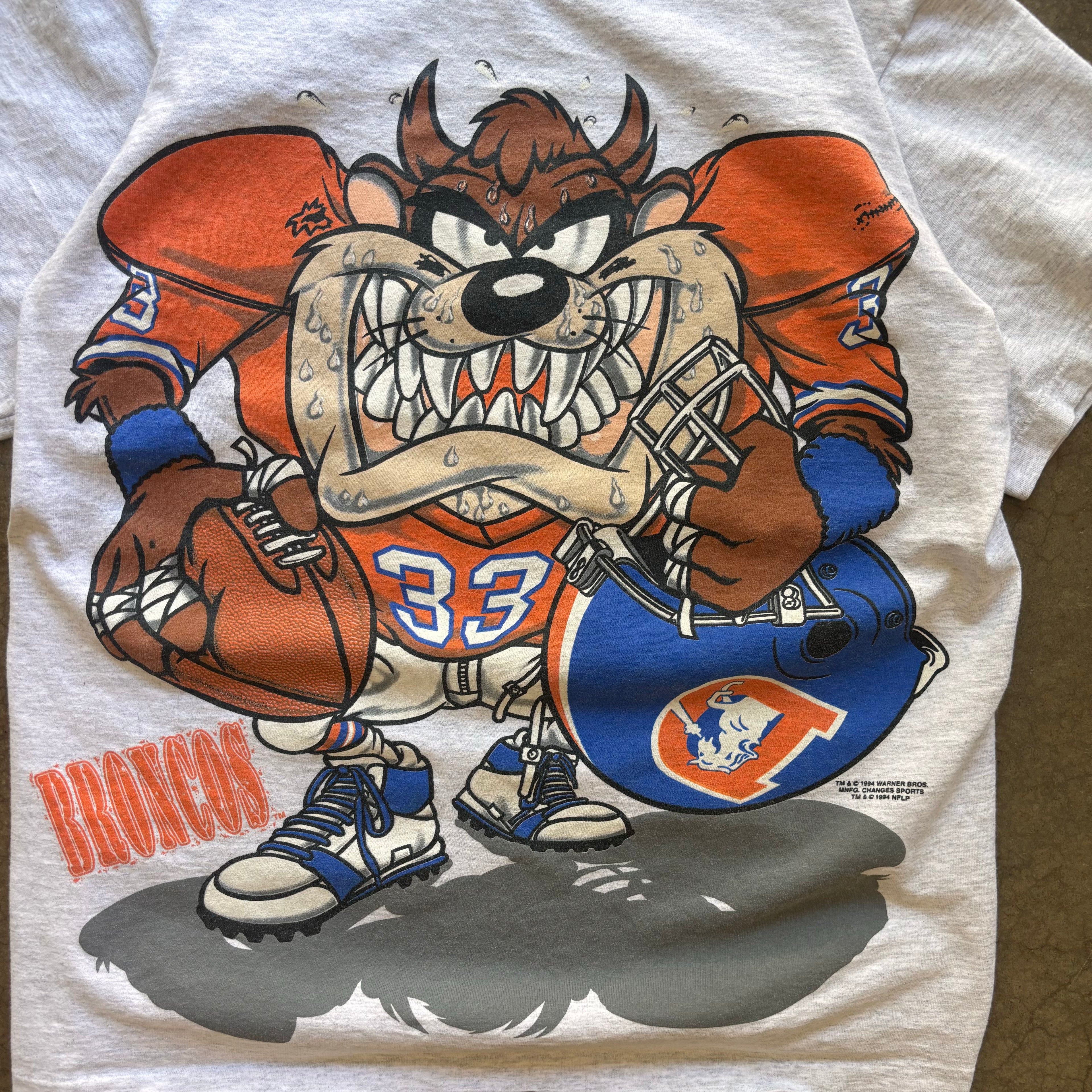 90s TAZ DENVER BRONCOS - L