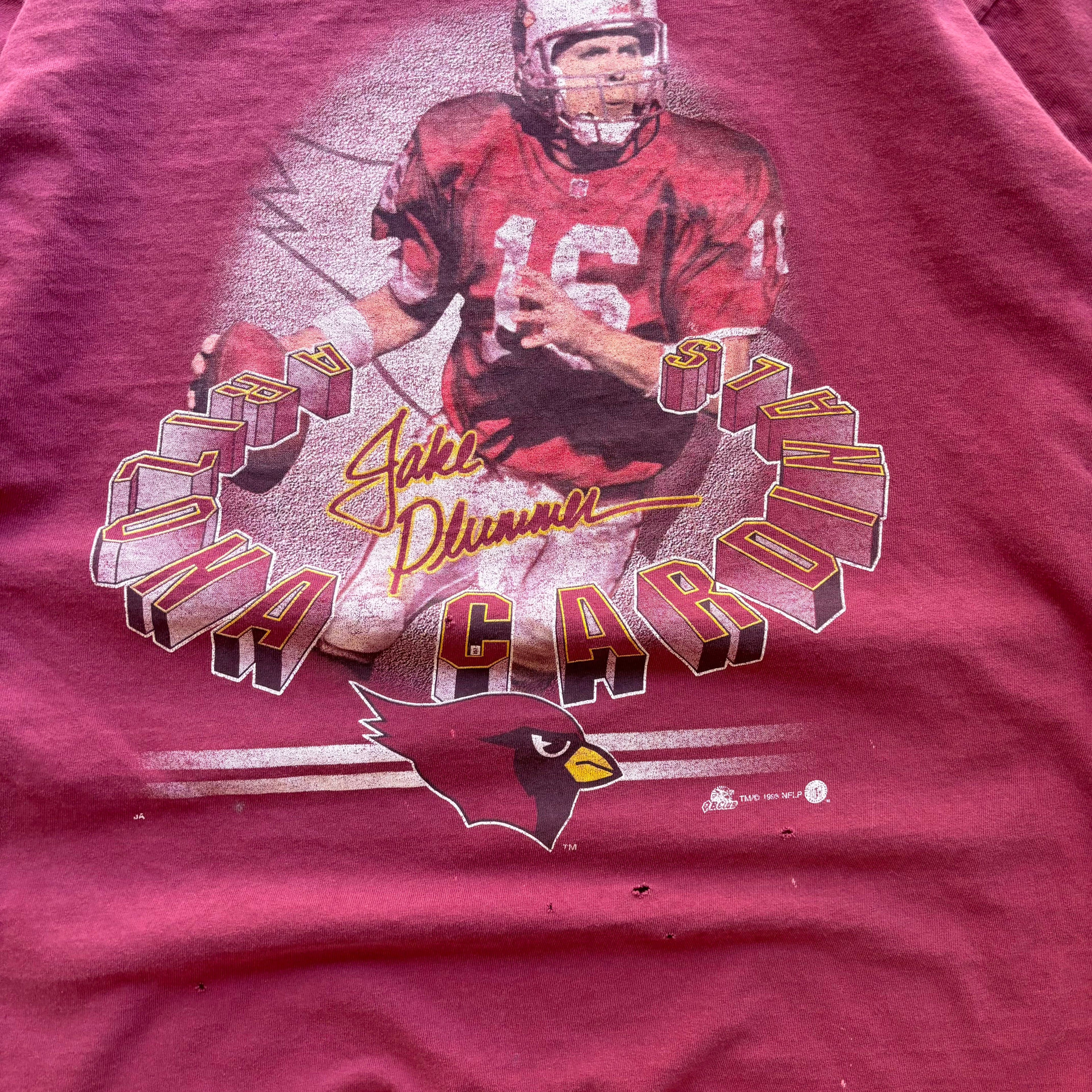 90s ARIZONA PLUMMER CARDINALS TEE - XL
