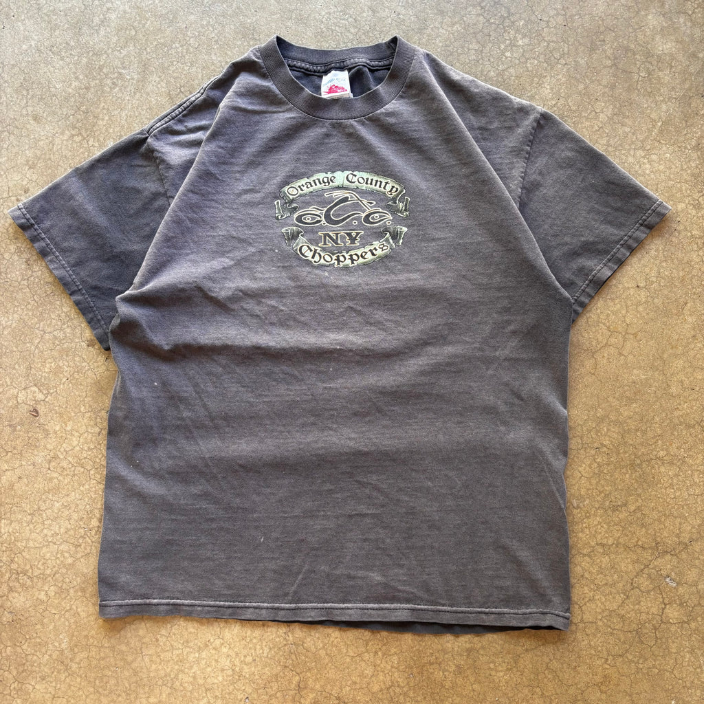 00s ORANGE CHOPPERS TEE - L