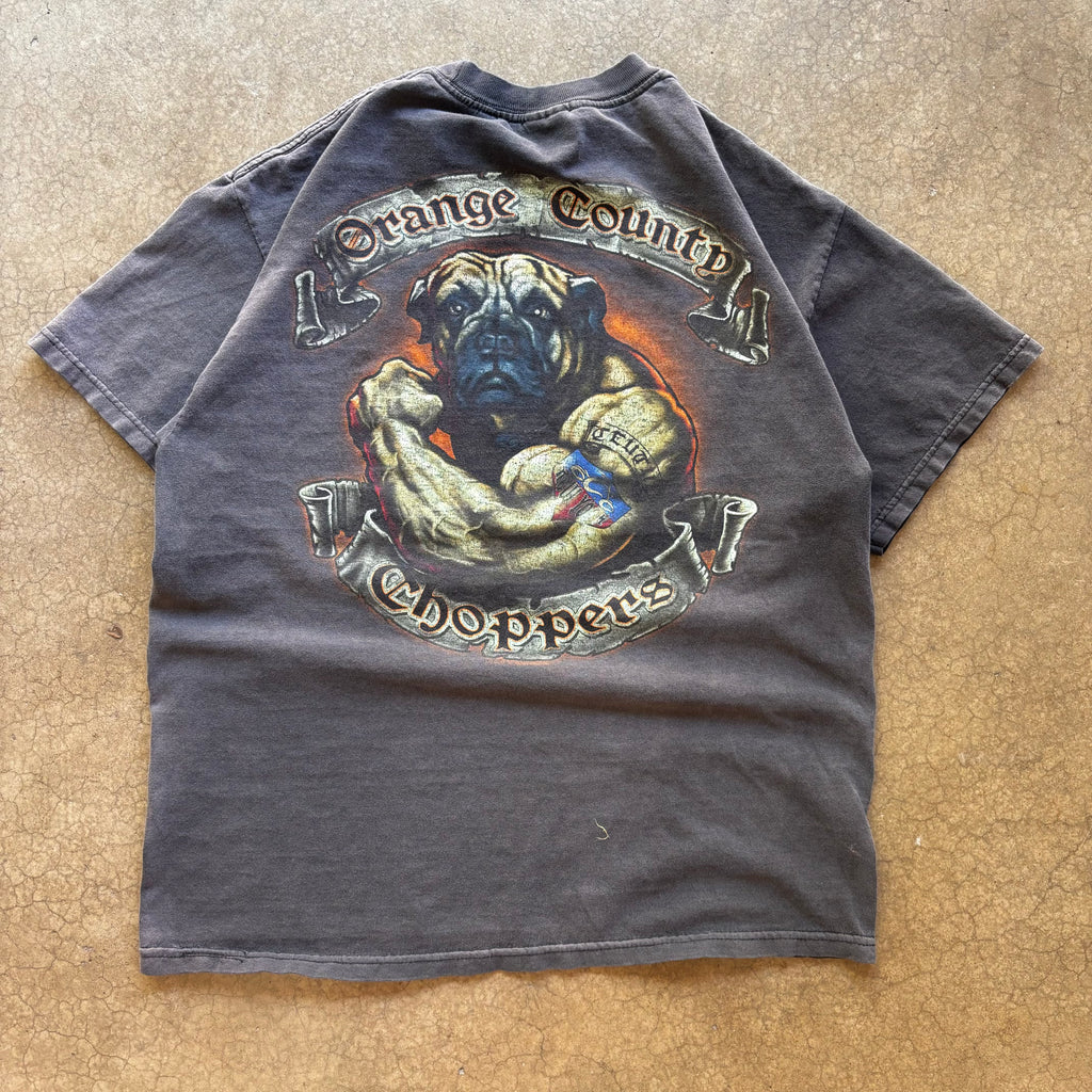 00s ORANGE CHOPPERS TEE - L